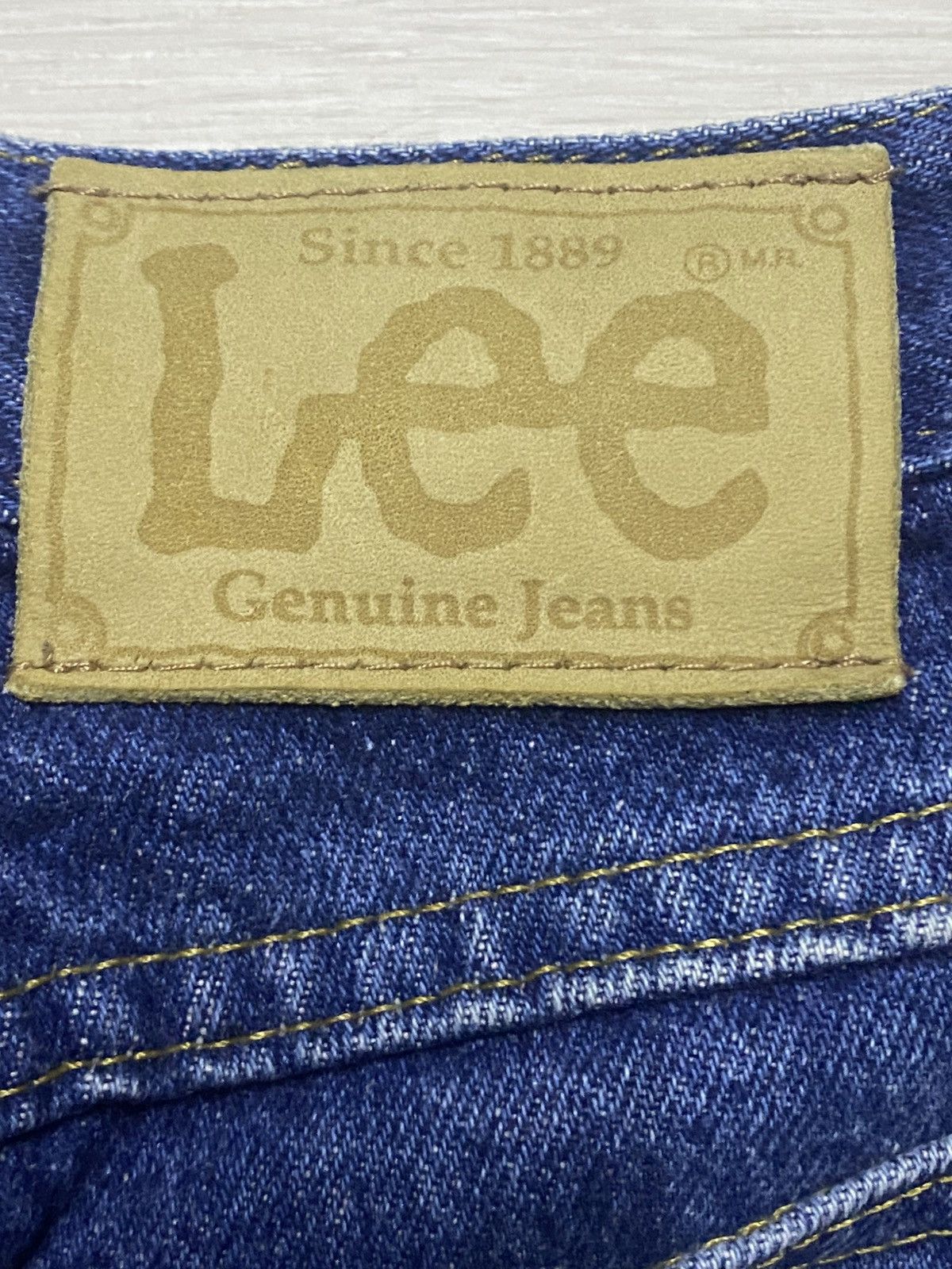 Lee Vintage lee 1889 Blue Wash Frayer Loose Jeans Size US 28 / EU 44 - 12 Thumbnail