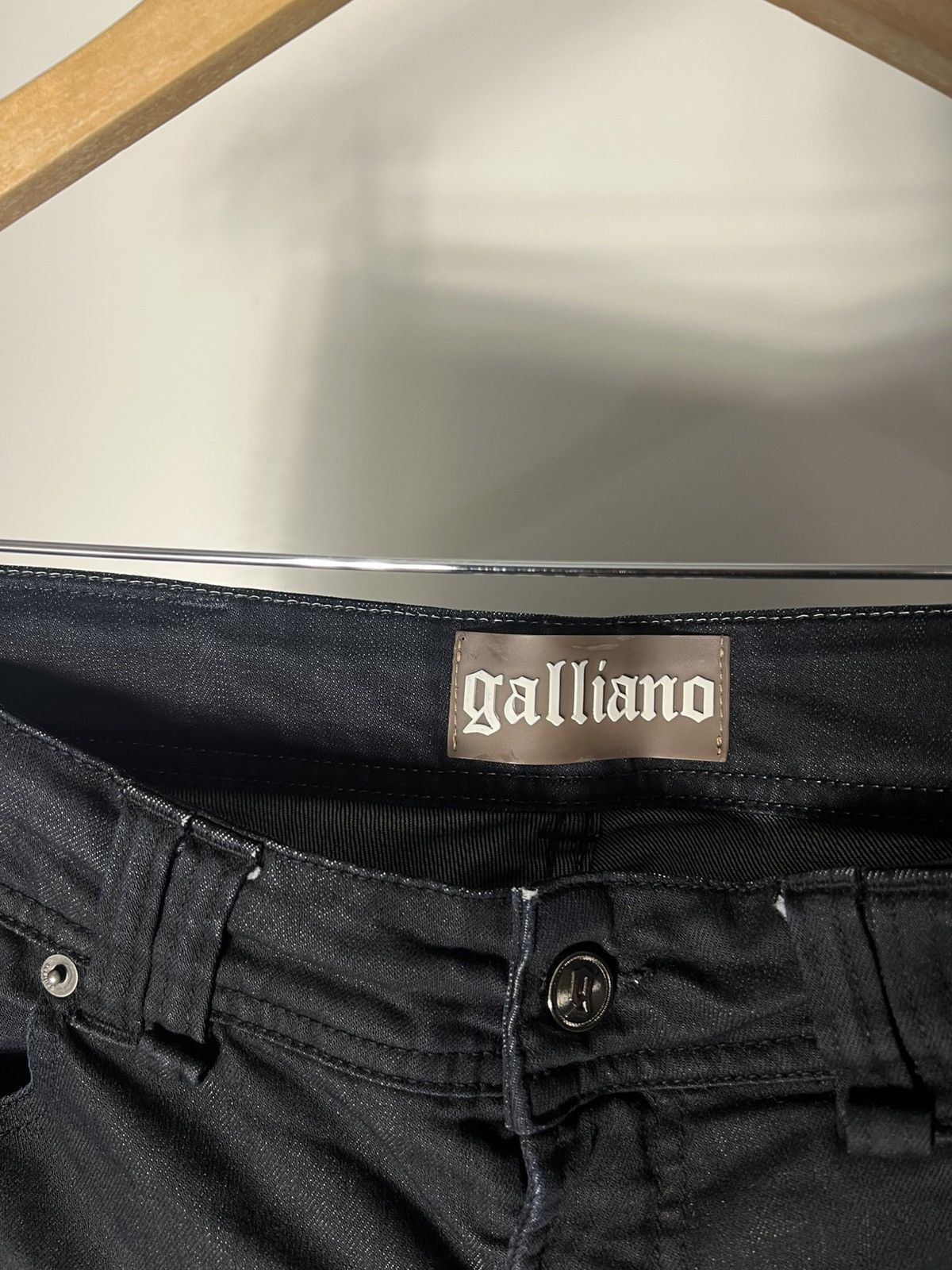 John Galliano × Vintage VERY RARE JOHN GALLIANO DENIM JEANS ITALIAN DESIGNER LUXURY Size 30" / US 8 / IT 44 - 8 Thumbnail