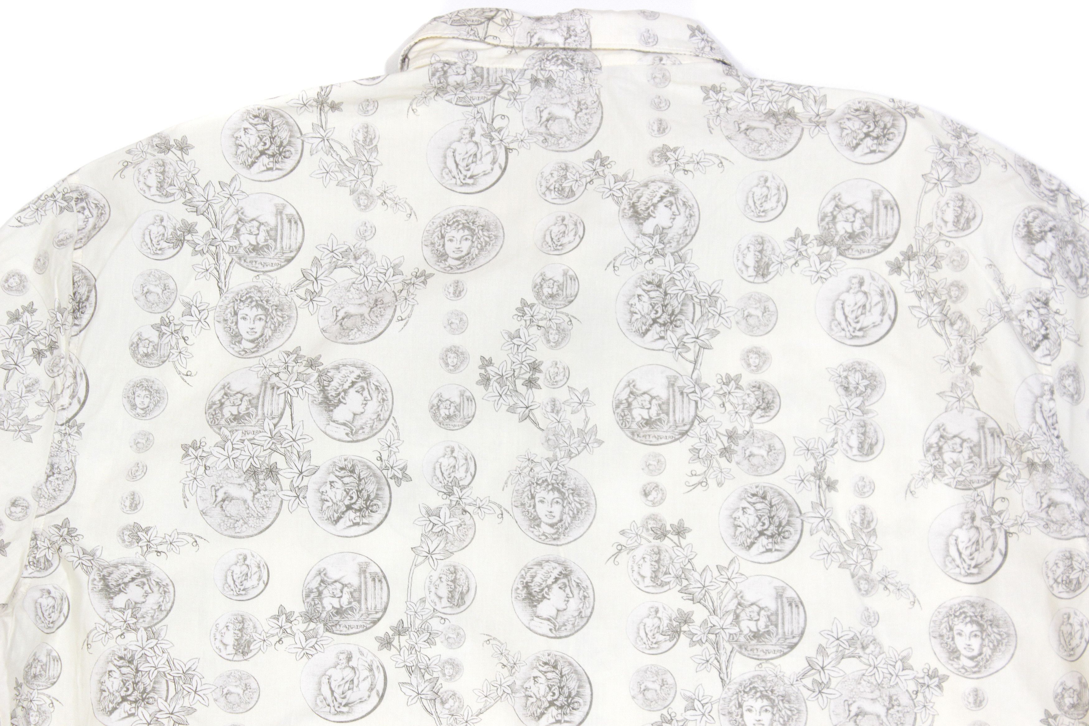 Dolce & Gabbana Barocco Full Print Shortsleeve Shirt Size US L / EU 52-54 / 3 - 4 Thumbnail