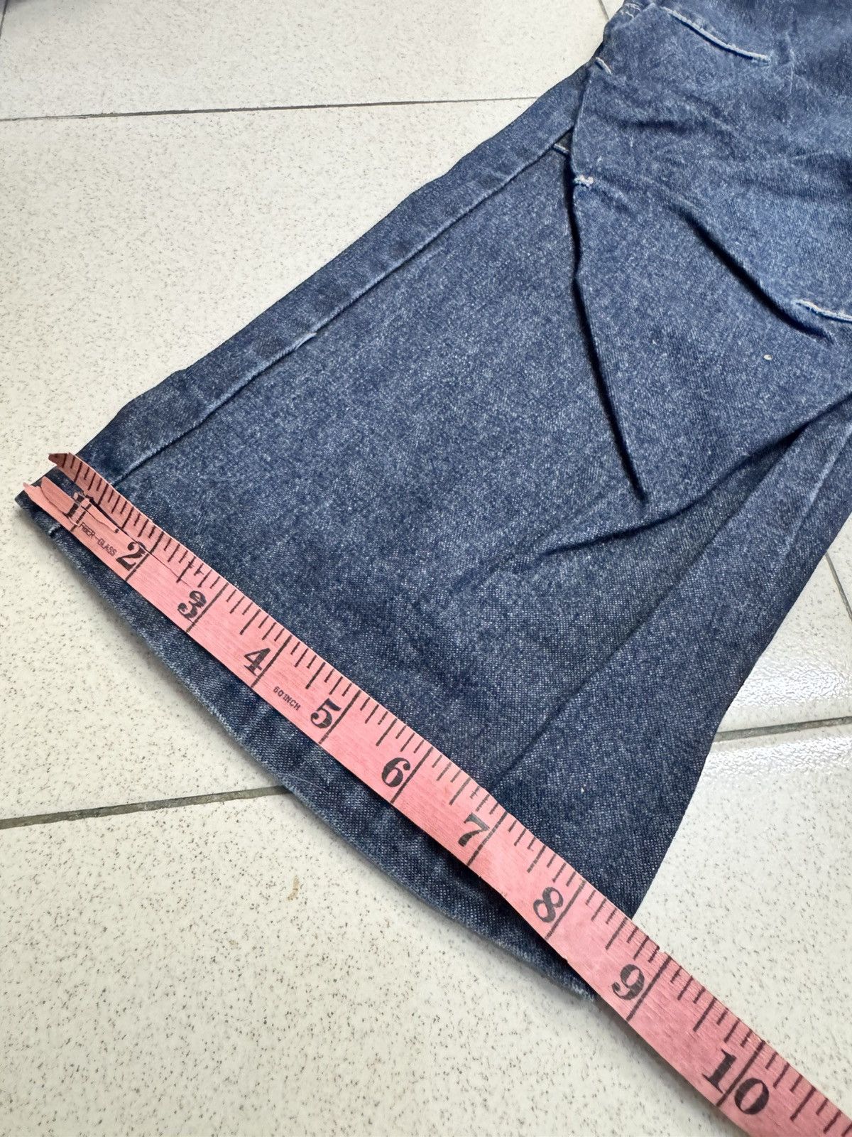 291295=Homme 291295 HOMME SPELLOUT THREE QUARTER DENIM PANTS Size US 32 / EU 48 - 10 Thumbnail