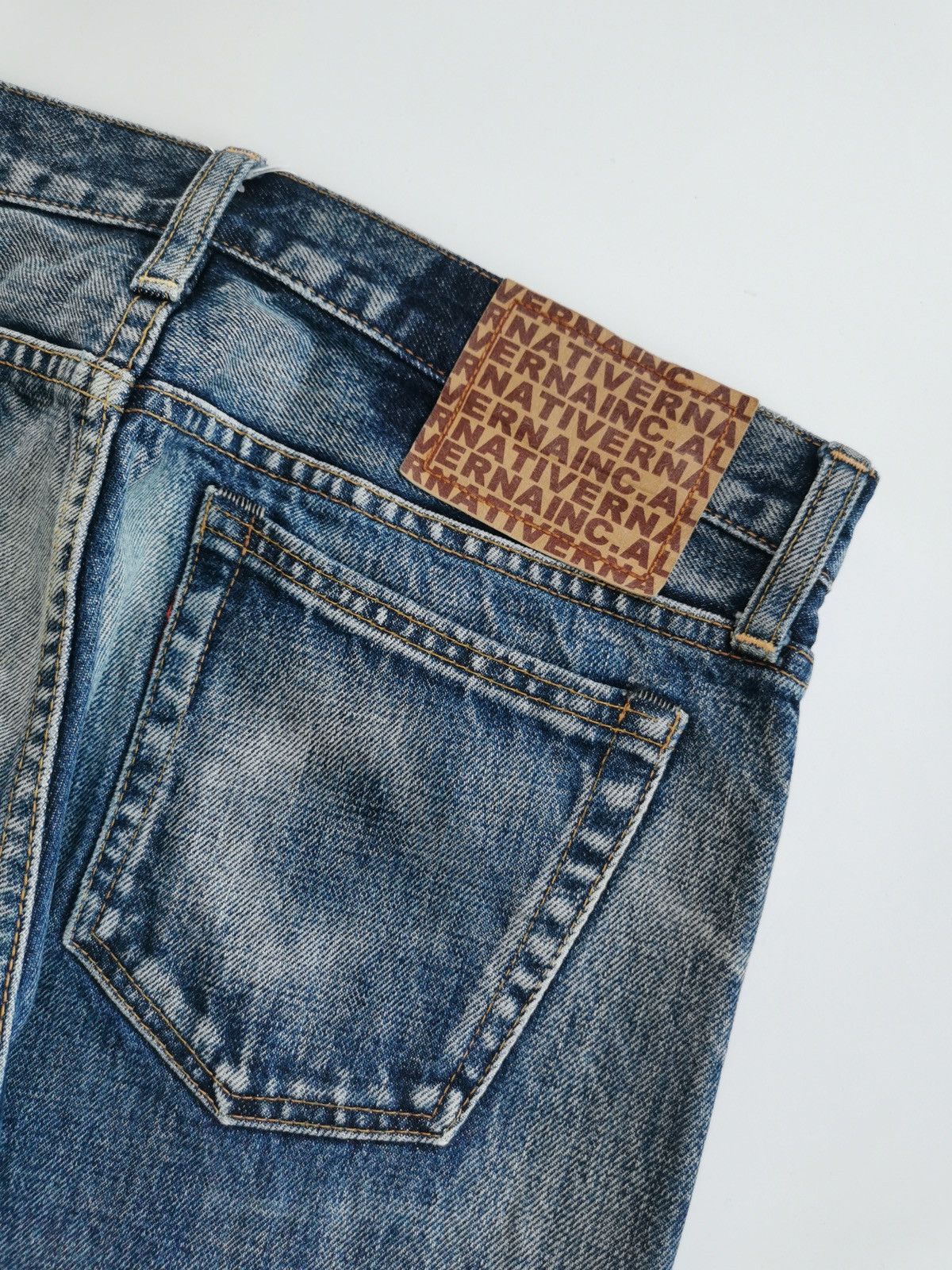 Sugar Cane RNATIVE Japan Faded Denim Jeans Size US 30 / EU 46 - 8 Thumbnail