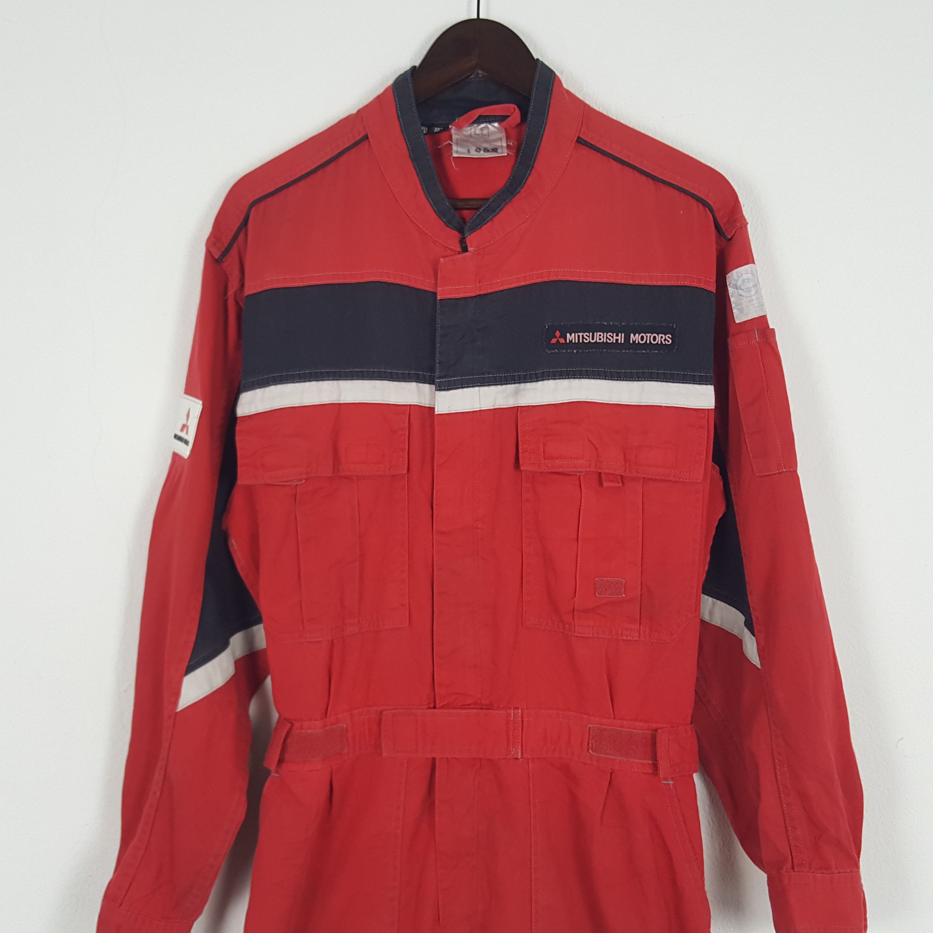 Japanese Brand × Vintage Vintage Mitsubishi Motors Service Staff Coverall Jacket Size US M / EU 48-50 / 2 - 5 Thumbnail