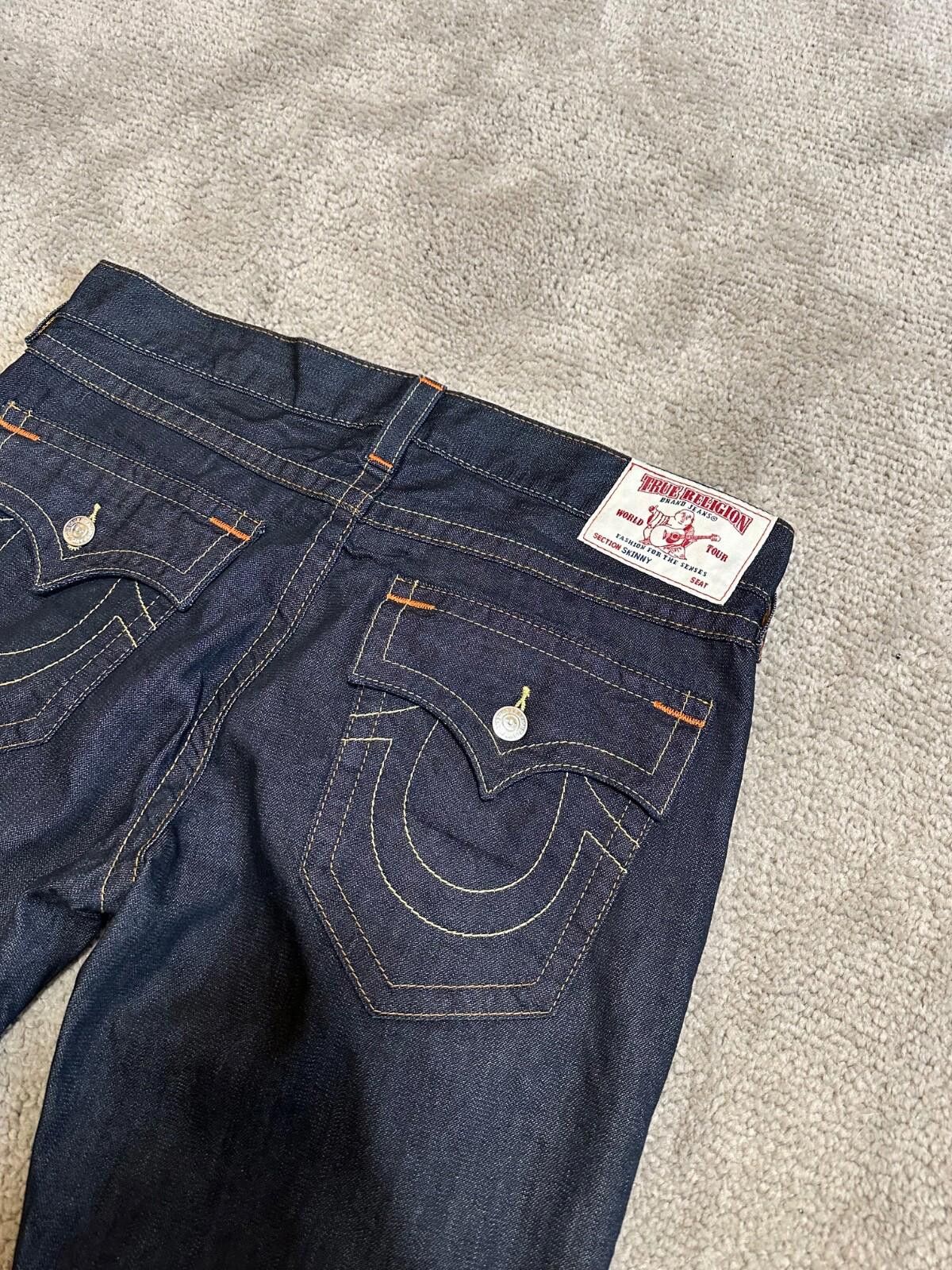 True Religion True Religion Jeans Mens 36 Blue Skinny Fit Size US 36 / EU 52 - 4 Thumbnail