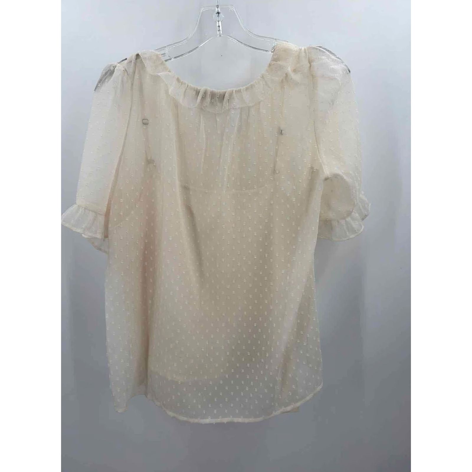 Loft Loft Blouse Ivory Small Regular Womens Size S / US 4 / IT 40 - 3 Thumbnail