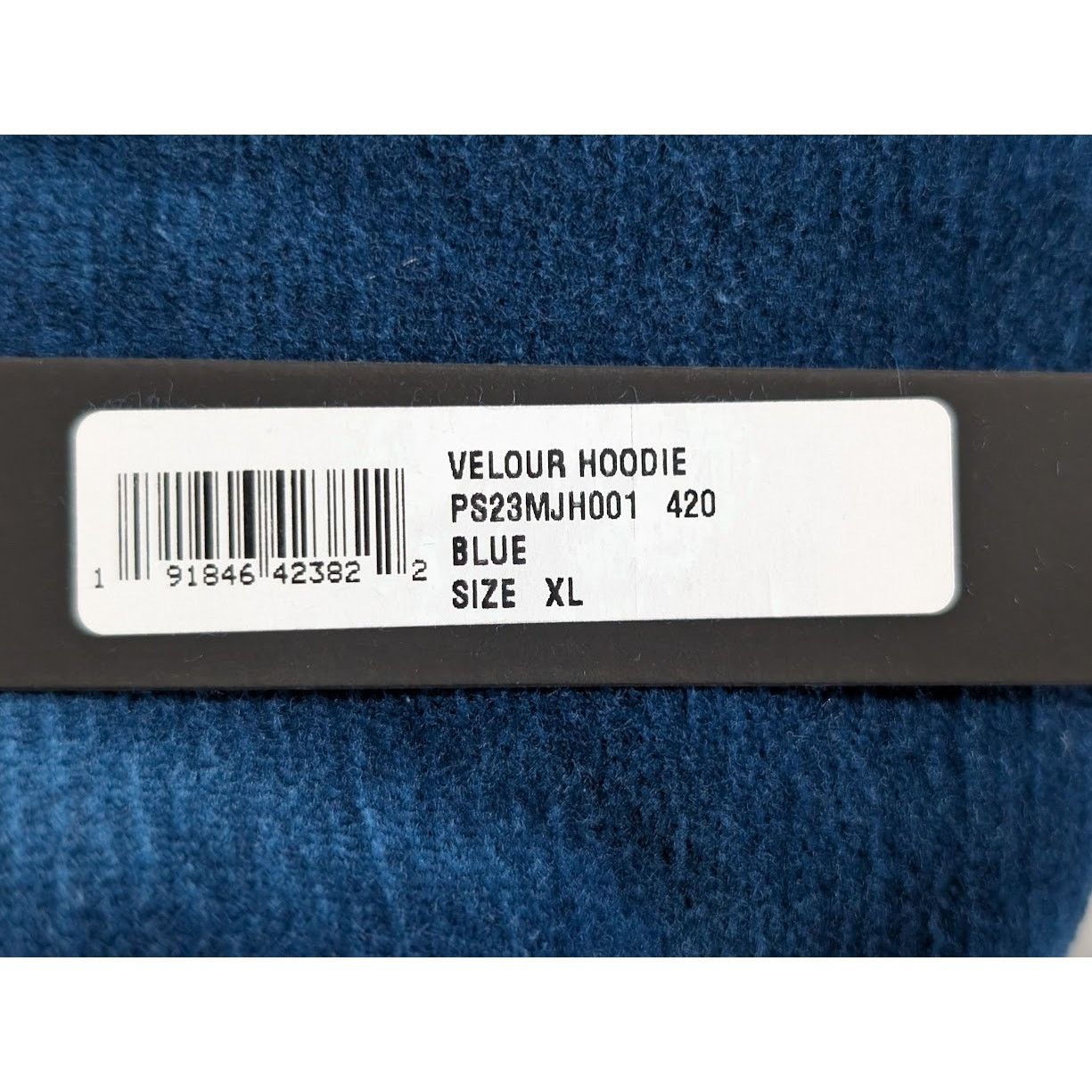 Amiri o1rshd1 Velour Hoodie in Blue Size US XL / EU 56 / 4 - 16 Thumbnail