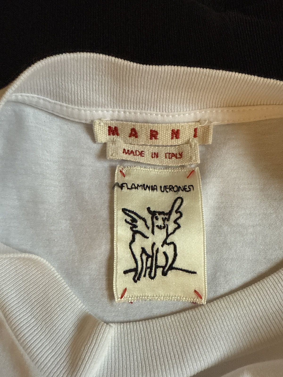 Marni Marni Painterly Tee Sz M Size US M / EU 48-50 / 2 - 2 Thumbnail