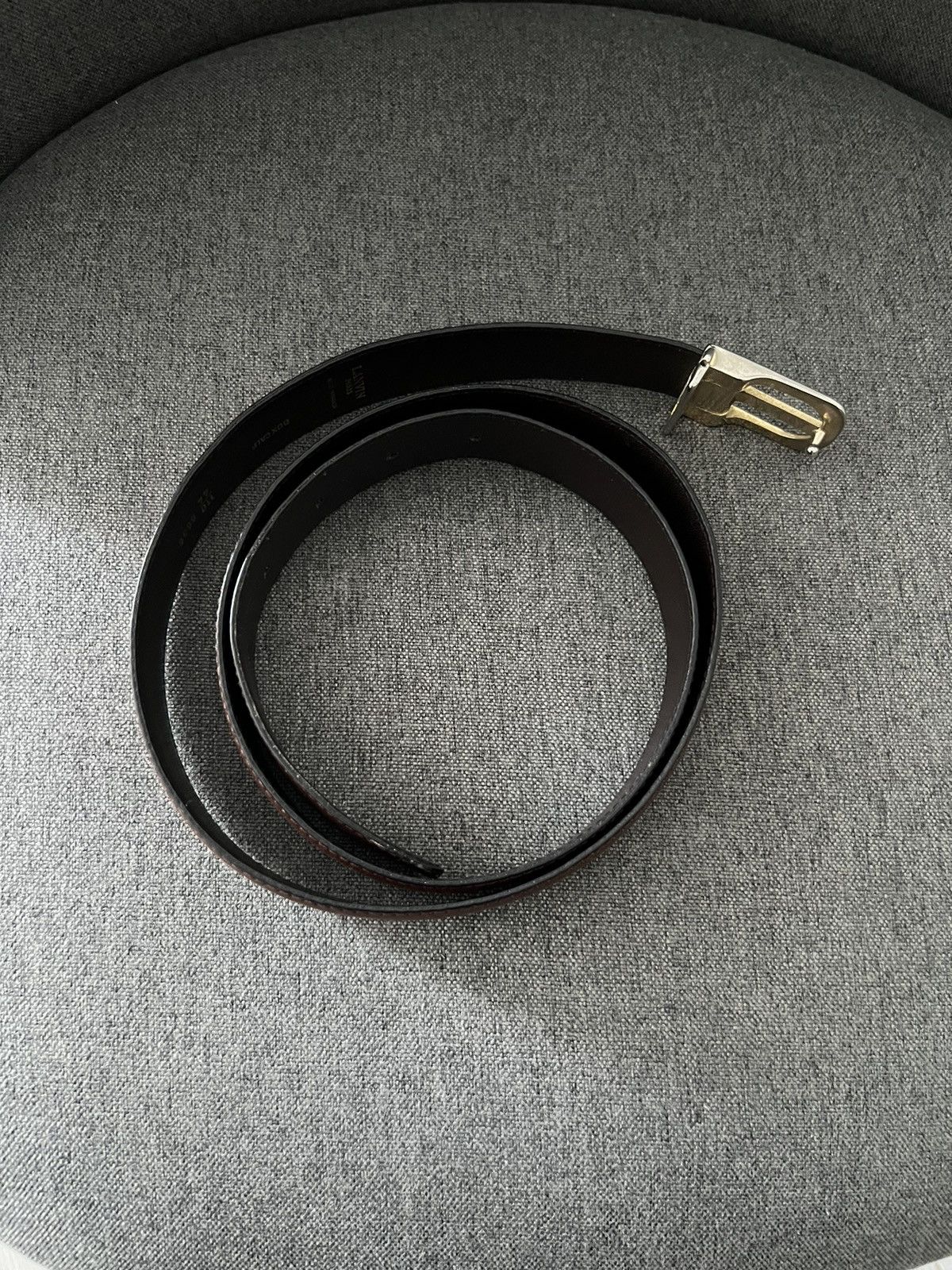 Lanvin Lanvin Belt Paris Brown Size ONE SIZE - 3 Thumbnail