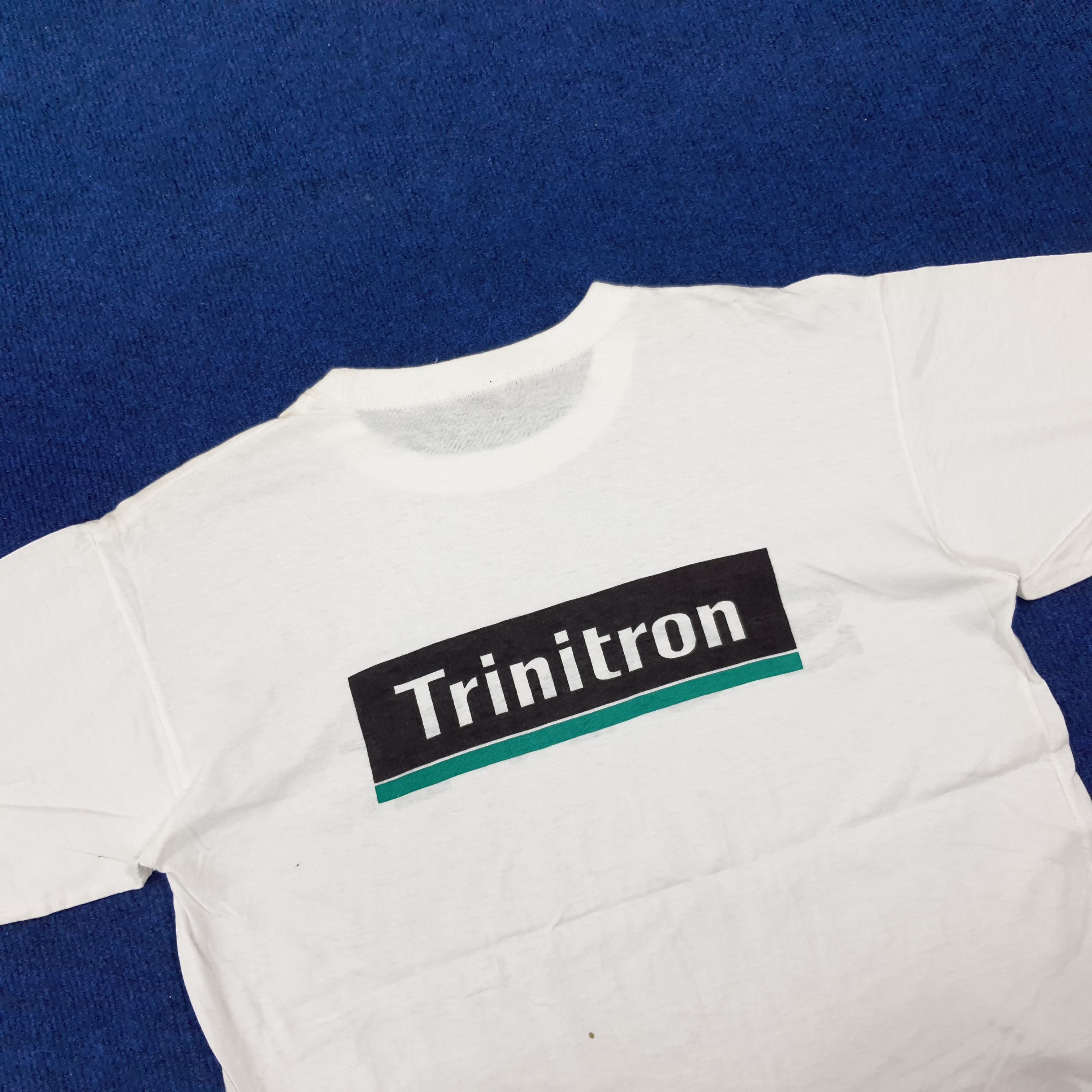 Japanese Brand × Sony × Vintage Vintage SONY Trinitron Spell Out Japanese Brand Tshirt Size US M / EU 48-50 / 2 - 4 Thumbnail