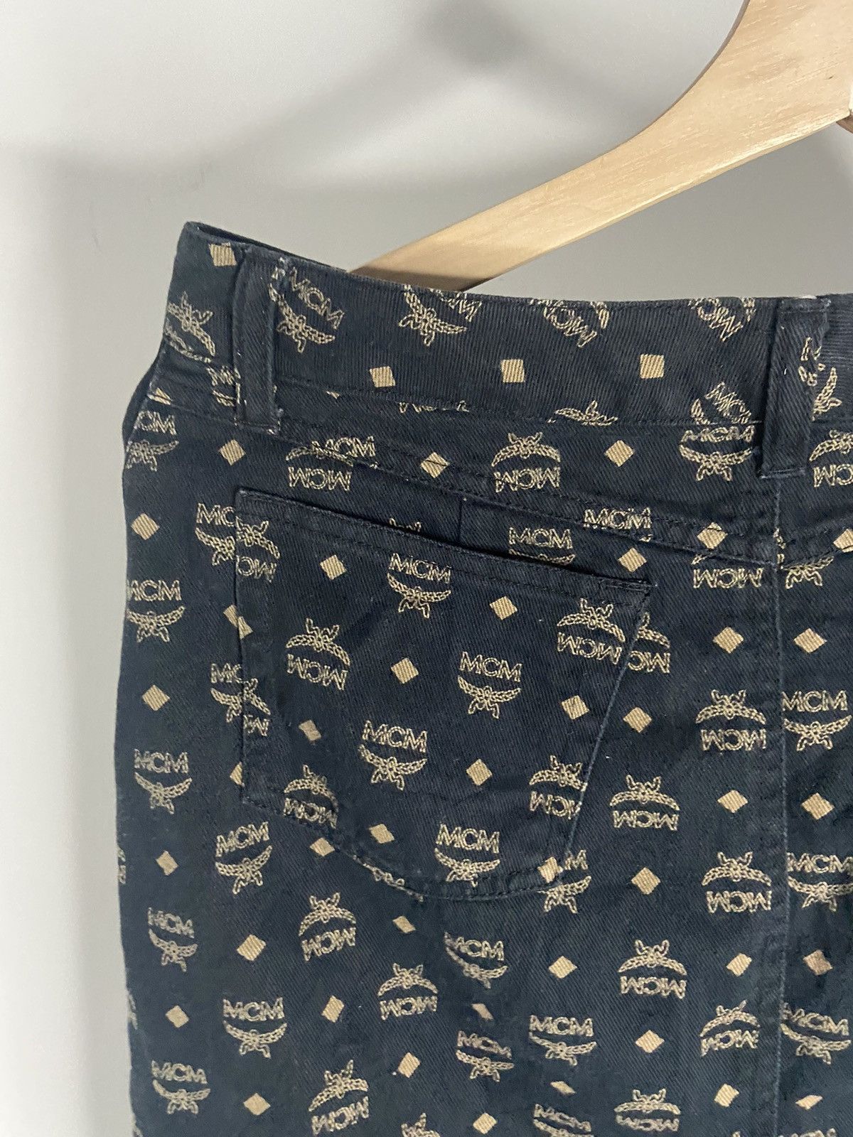 MCM × Vintage MCM MIDI SKIRT FULL LOGO MCM😊❤️ Size 31" - 8 Thumbnail