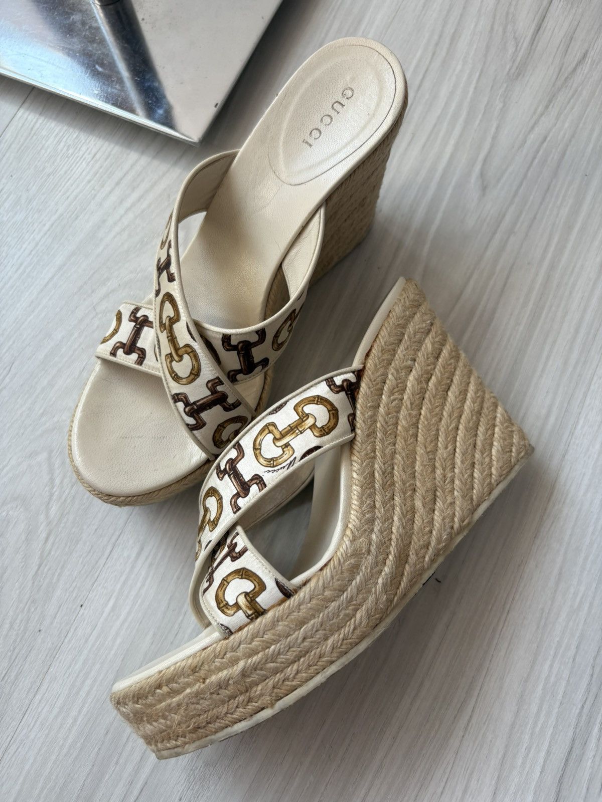 Gucci Gucci cloth sandals Size US 6.5 / IT 36.5 - 16 Thumbnail