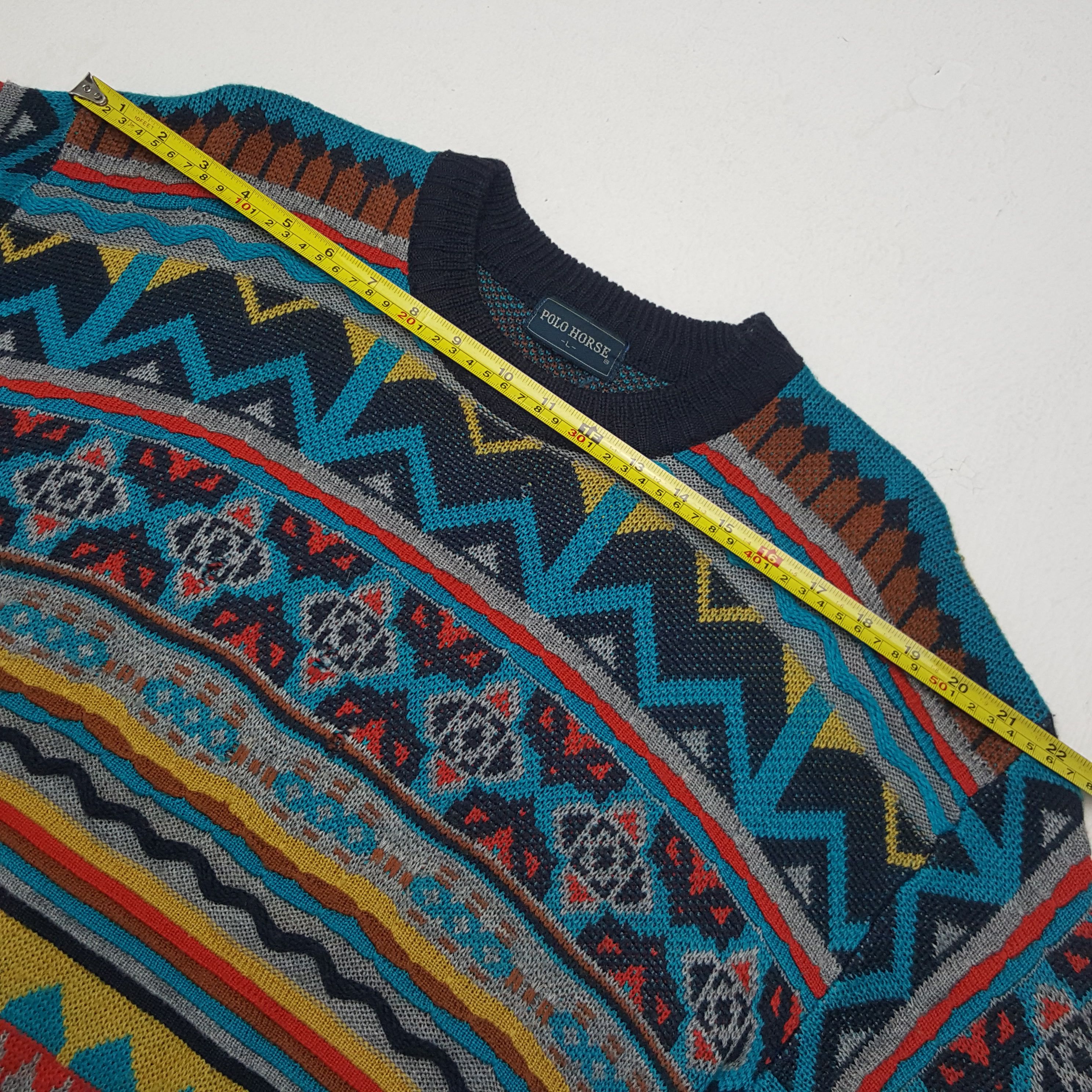 Gypsy × Vintage Vintage Polo Horse Coogi Style Bohemian Sweatshirt Size US M / EU 48-50 / 2 - 5 Thumbnail