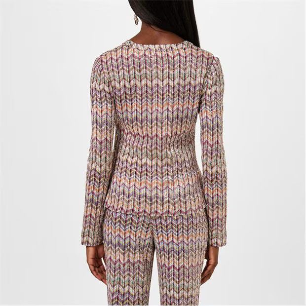 Missoni o1g2r1mq1124 Cardigan in Multicolor Size M / US 6-8 / IT 42-44 - 4 Thumbnail