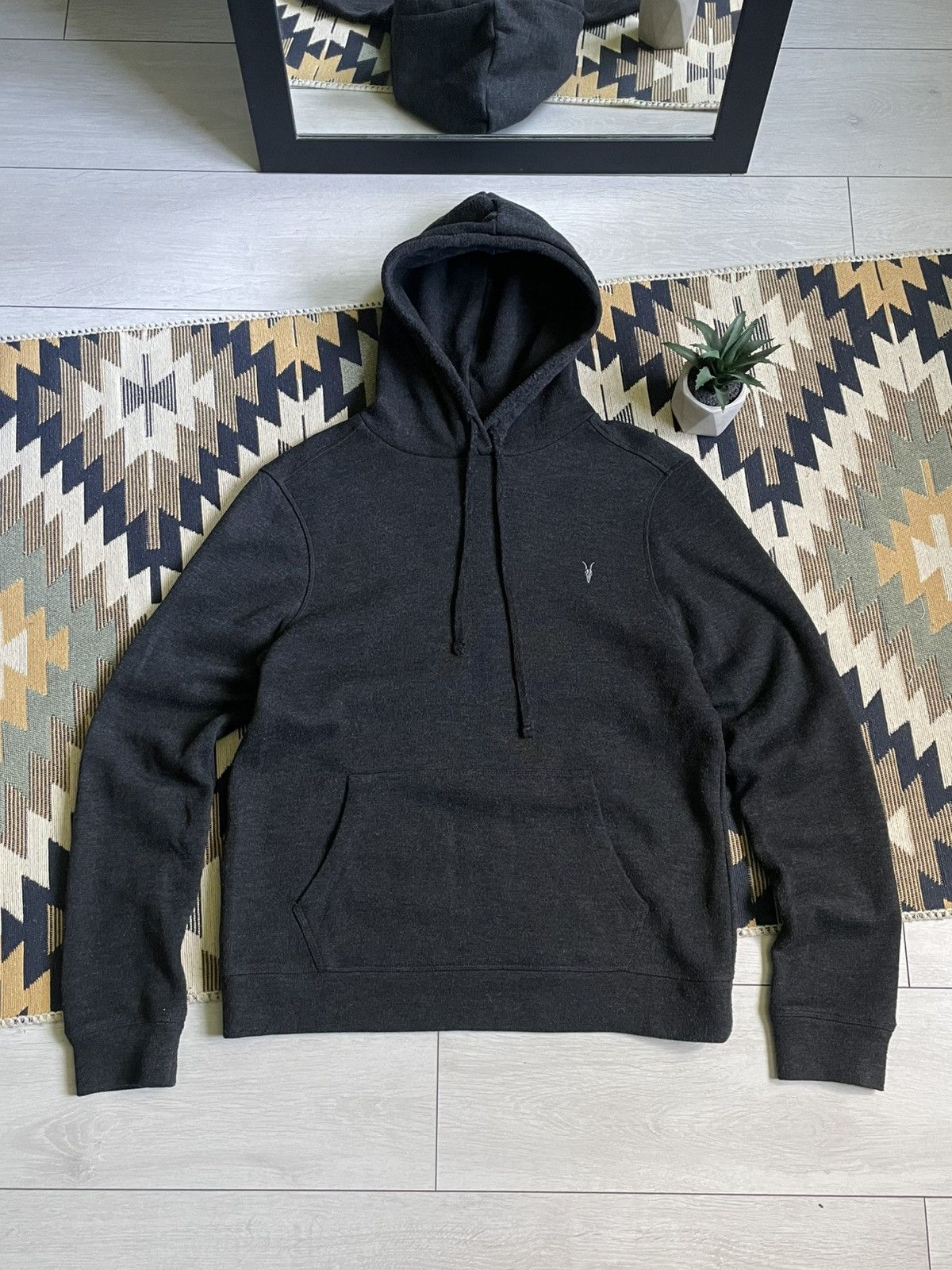 Allsaints Allsaints Knitted Logo Hoodie Size US M / EU 48-50 / 2 - 1 Thumbnail