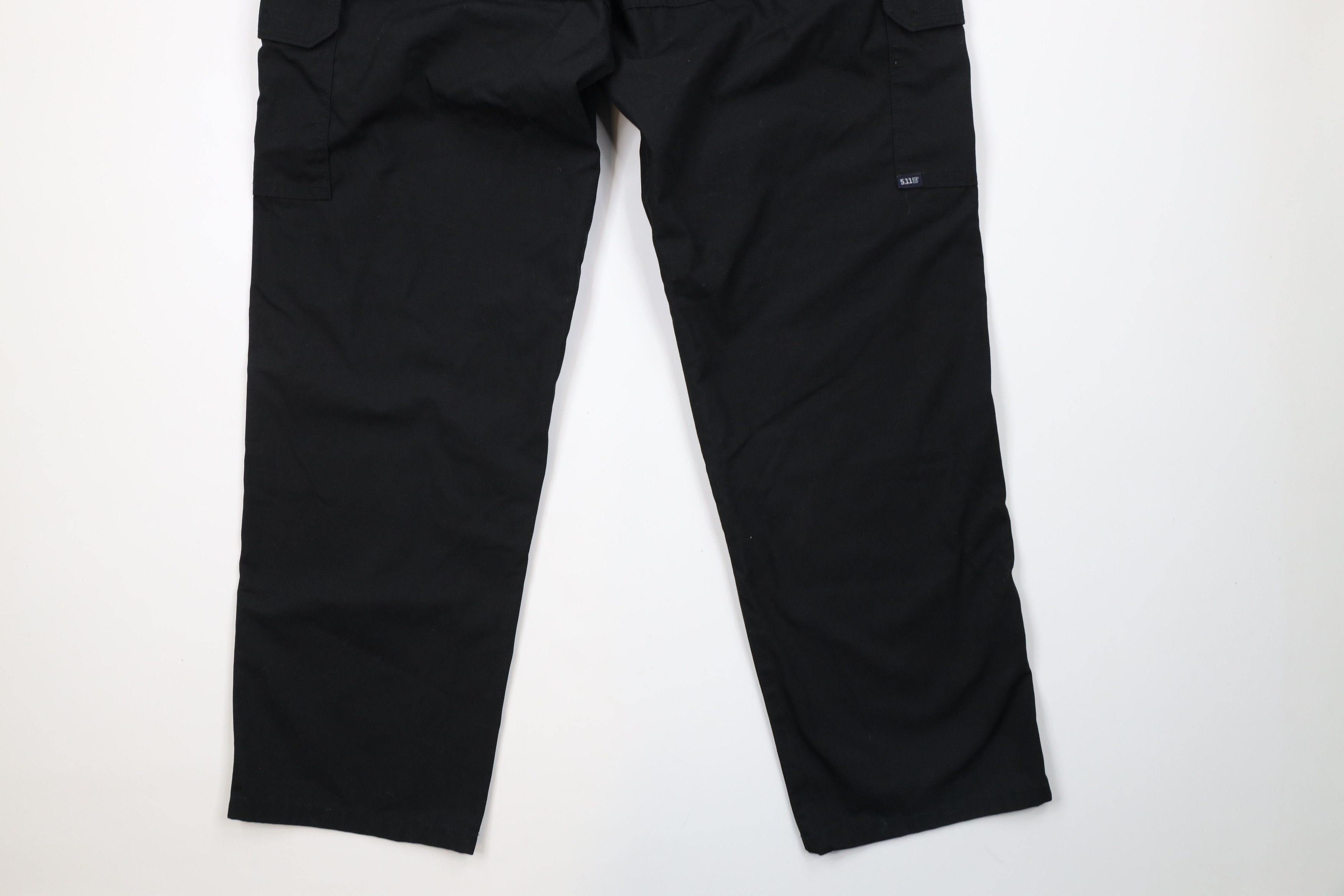 Vintage 5.11 Tactical Series Ripstop Double Knee Cargo Pants Black Size US 34 / EU 50 - 10 Thumbnail