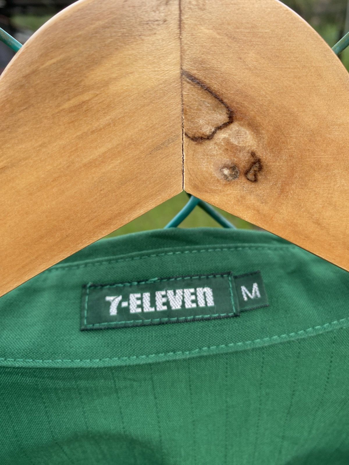 Japanese Brand Vintage 7-eleven woven spellout long sleeve shirt uniform Size US M / EU 48-50 / 2 - 8 Thumbnail