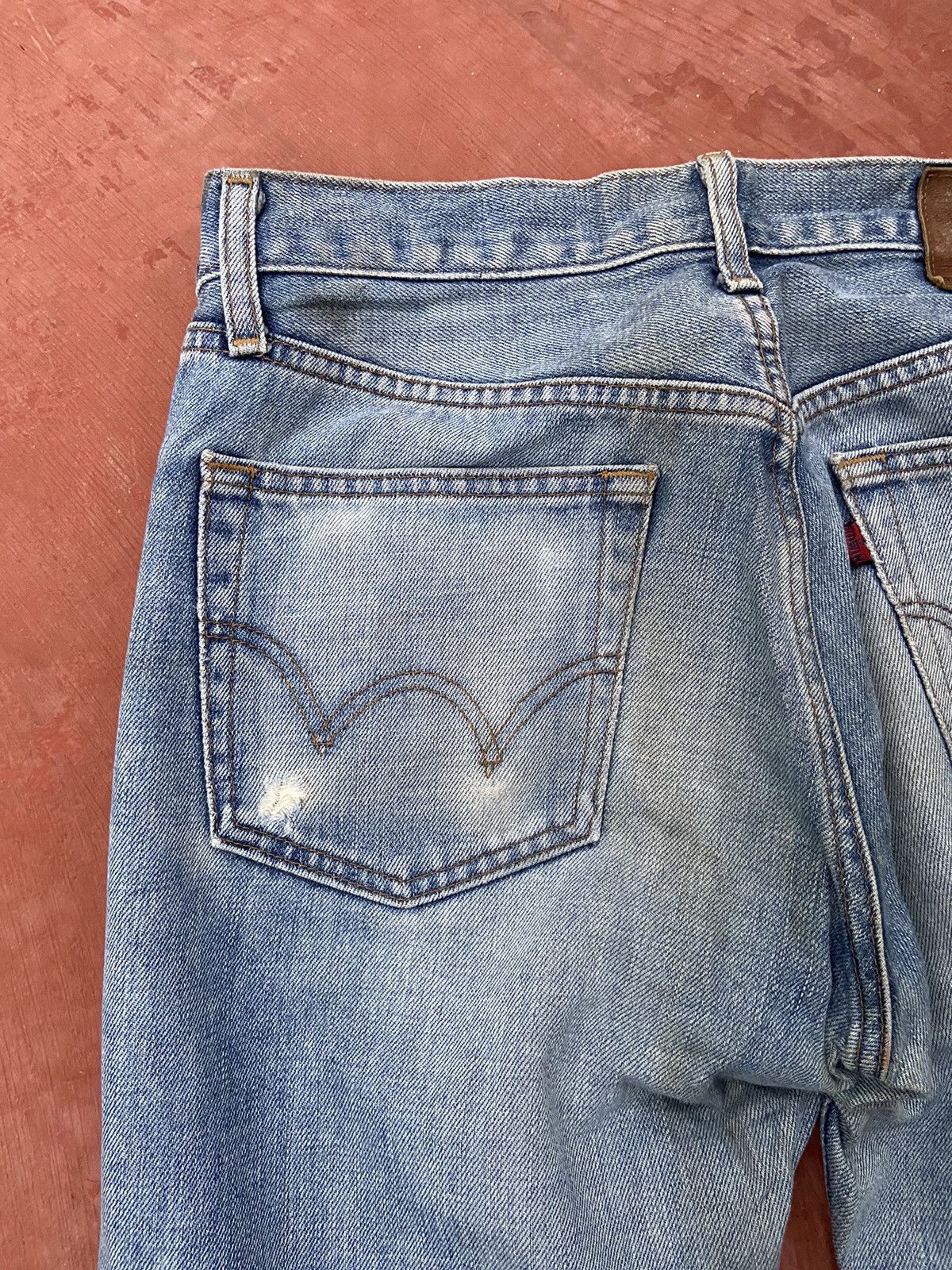 Edwin 🔥 Vintage Edwin jeans Distressed street fashion Size US 31 - 8 Thumbnail