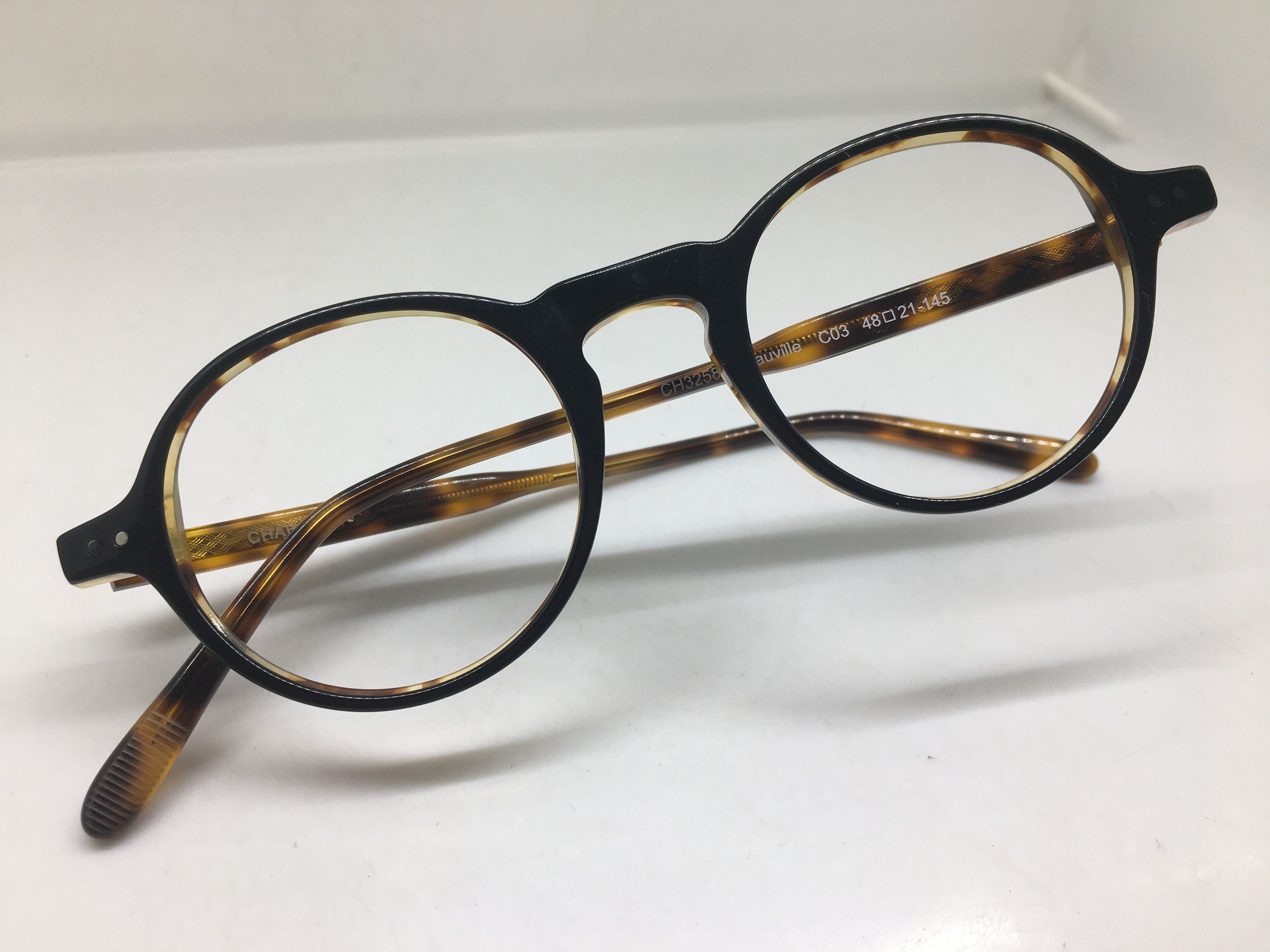 Other Chabot Tortoise Keyhole Eyeglasses GATSBY ARISTOCRAT Size ONE SIZE - 5 Thumbnail
