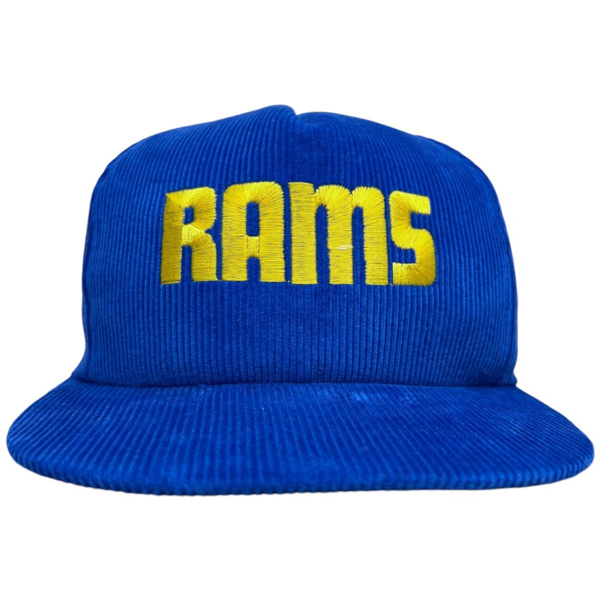 NFL × Vintage Vintage 90s NFL Los Angeles Rams Corduroy Spell Out Snapback Size ONE SIZE - 1 Thumbnail