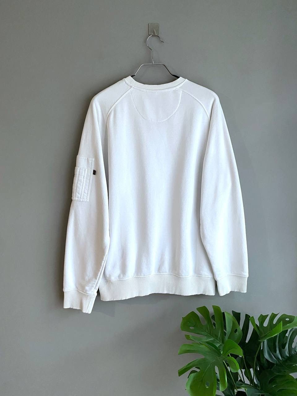 Alpha Industries Alpha Industries Men's White Cotton Sweatshirt, Size XXL Size US XXL / EU 58 / 5 - 9 Thumbnail