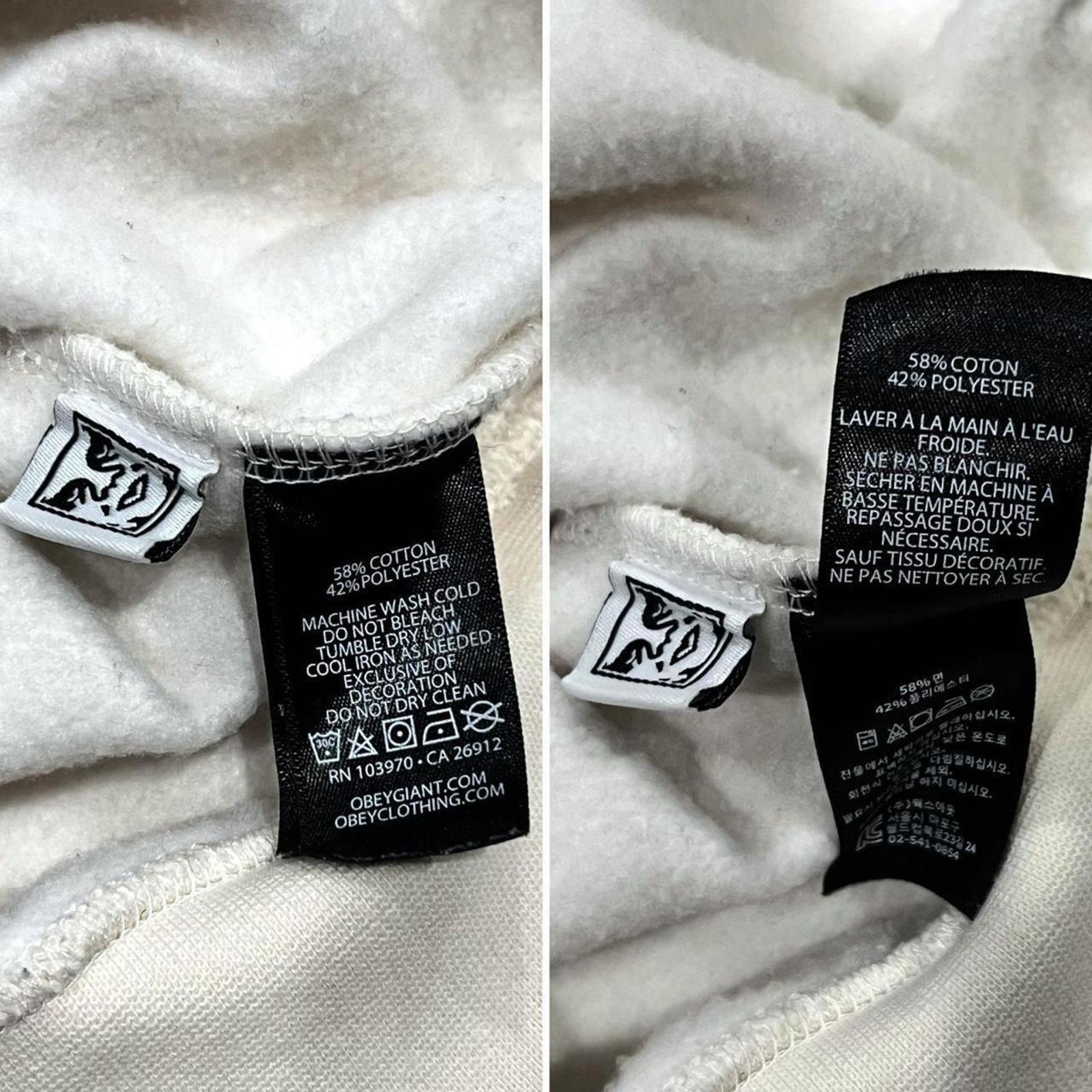 Obey Obey ft Cherub Angle Babies Relaxed Fit Hoodie Size US S / EU 44-46 / 1 - 7 Thumbnail
