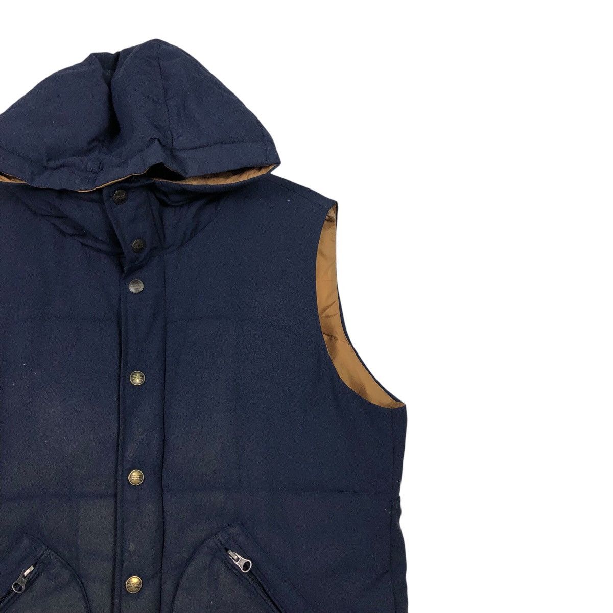 Japanese Brand × Vintage 📌Vintage Vest Puffer Jacket Sleeveless Dickies Biker Style Size US L / EU 52-54 / 3 - 7 Thumbnail