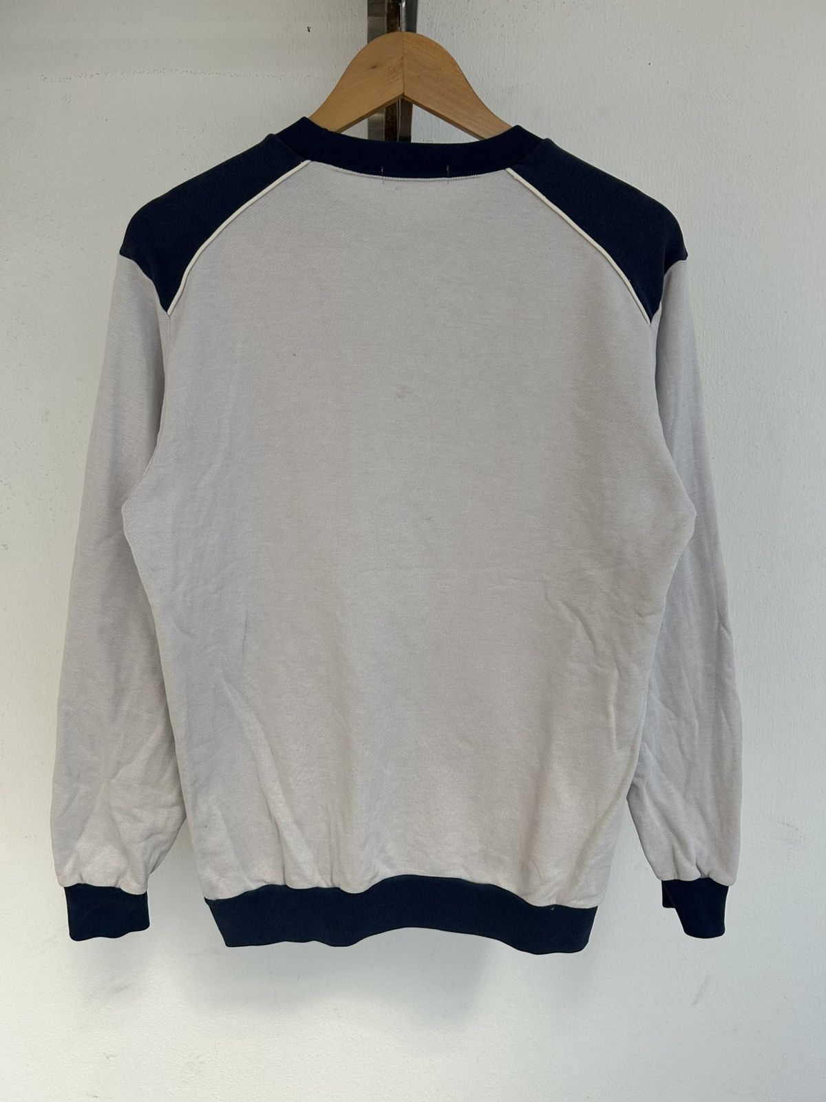 Adidas Adidas Descente 90s Sweatshirt White Blue Size US L / EU 52-54 / 3 - 2 Thumbnail