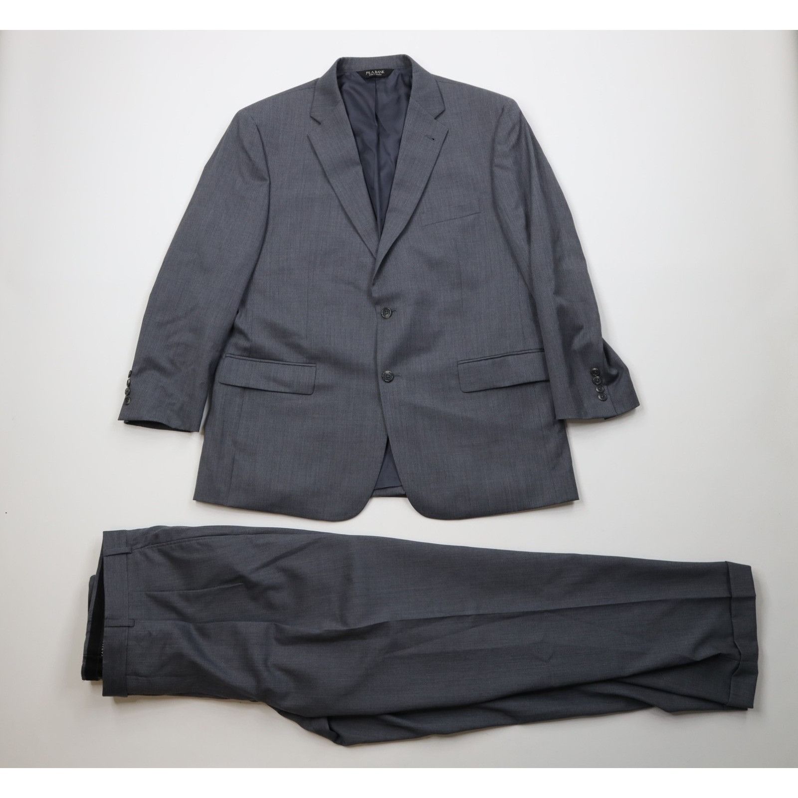 Jos. A. Bank Jos A Bank 2 Piece Wool Suit Wedding Gray Size 44R - 1 Thumbnail