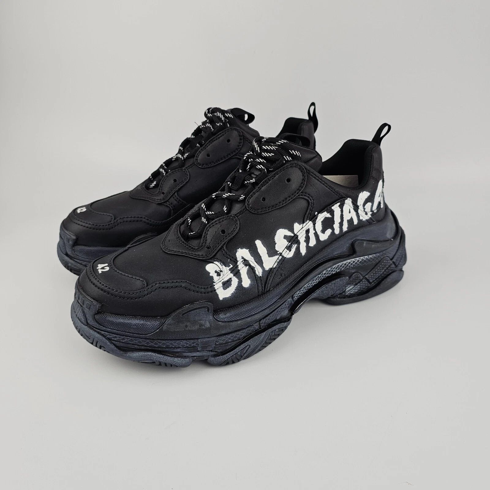 Balenciaga Arena Sneaker Pelle S Gomm Noir | Grailed display picture 1