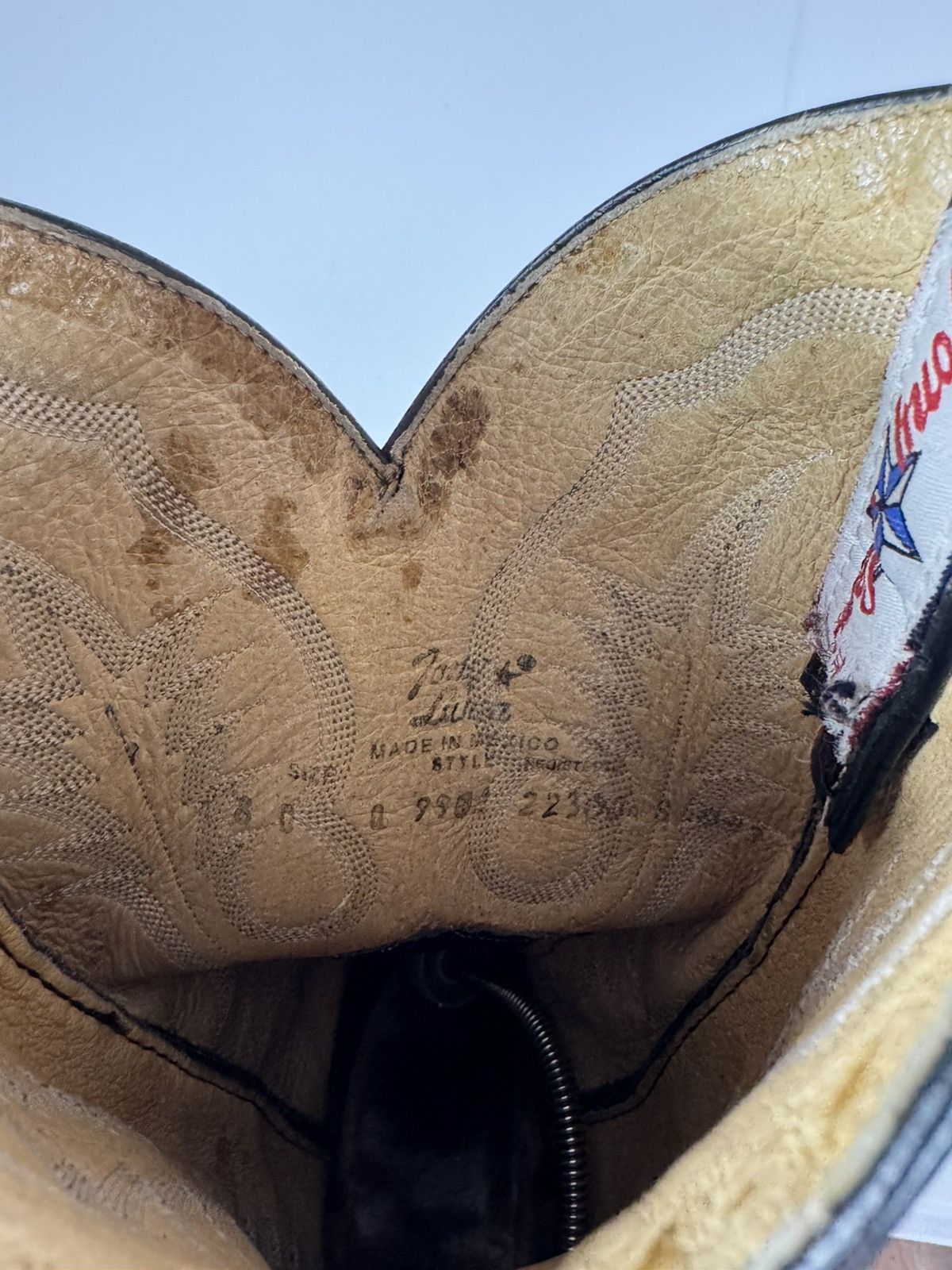 Other Vintage Mexico Cowboy Western Boots Leather Men’s EU 41 US 8 Size US 8 / EU 41 - 13 Thumbnail