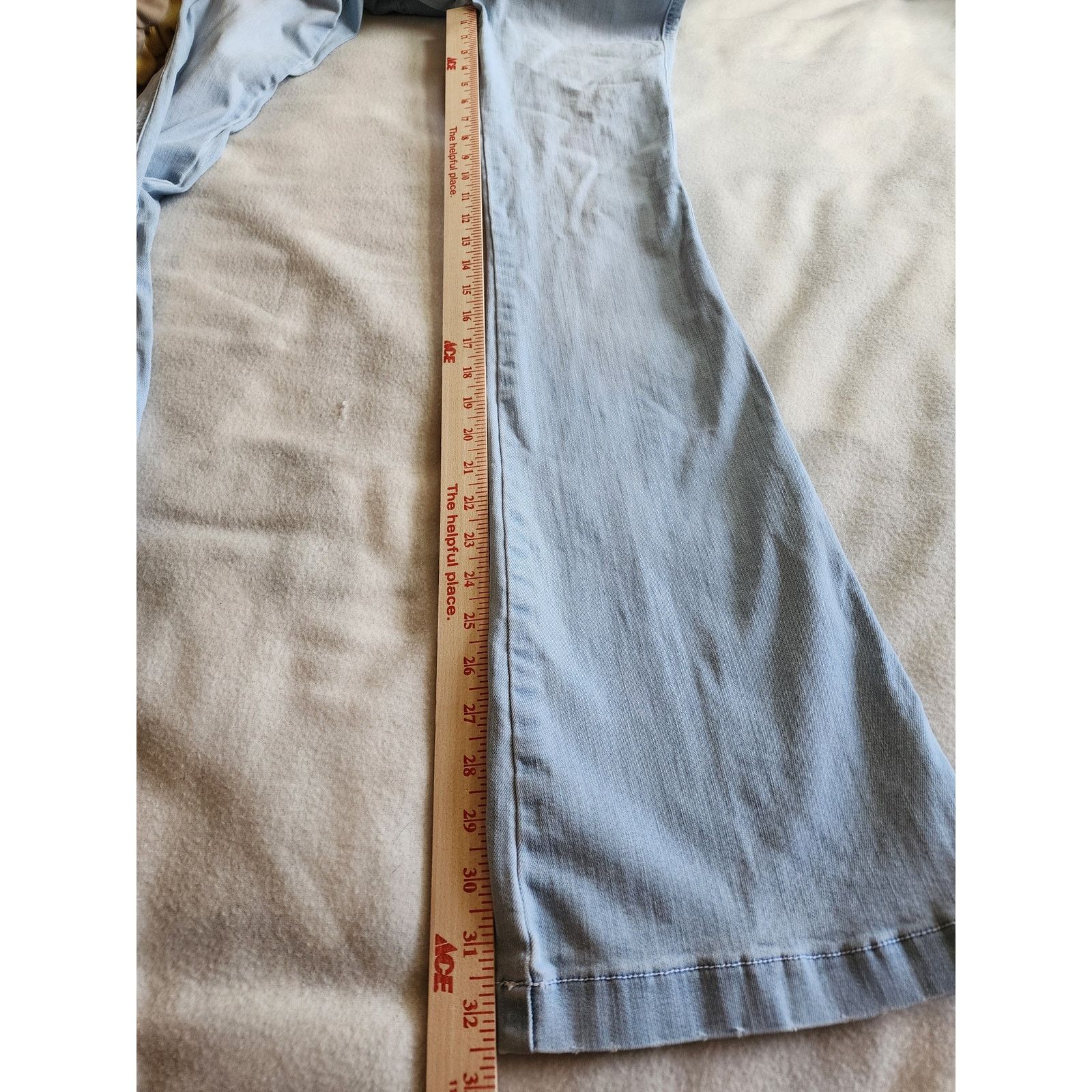 Spanx Spanx Pull-On HR Flare Jeans Small Retro Light Wash Shaping Size 27" / US 4 / IT 40 - 6 Thumbnail