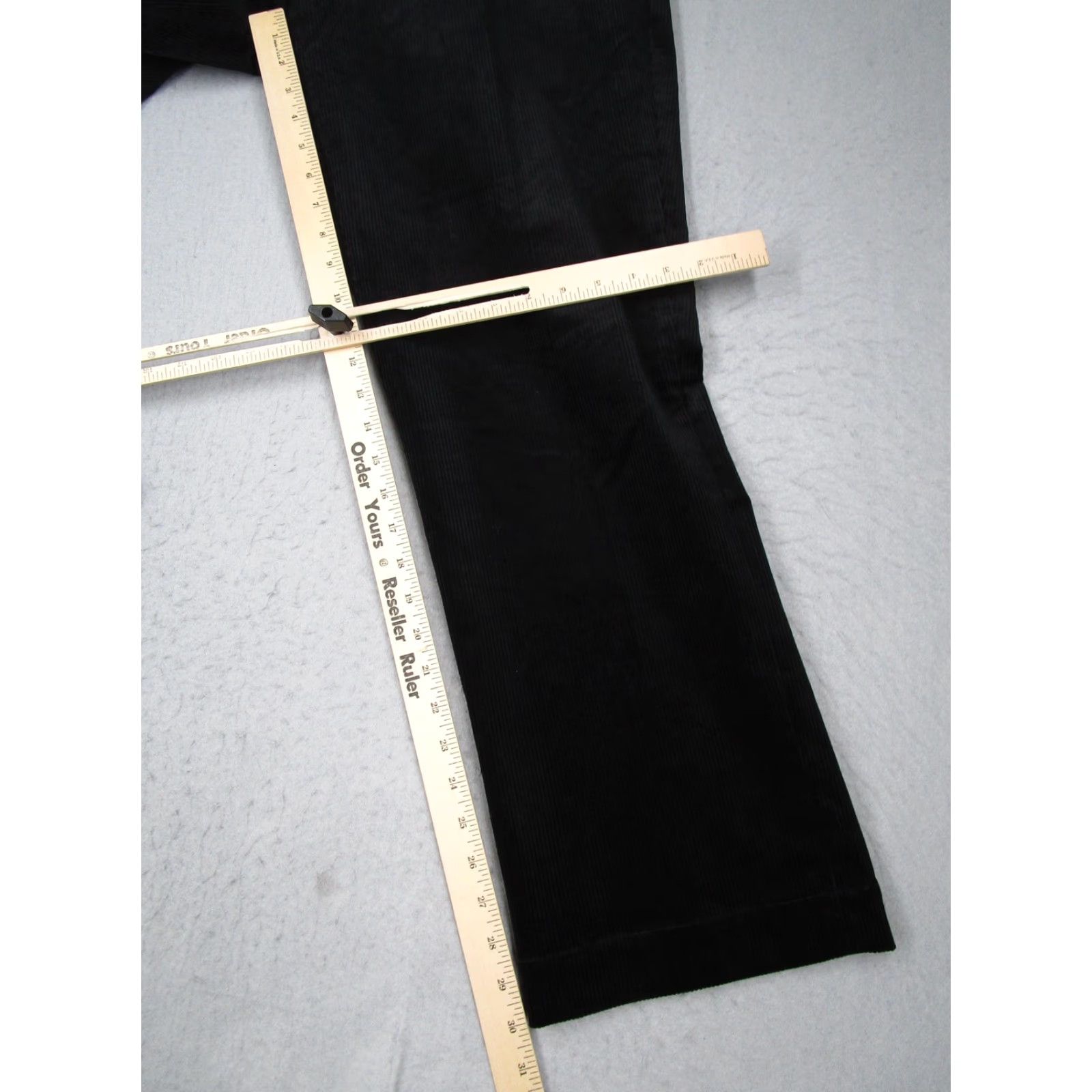 Polo Ralph Lauren Polo Ralph Lauren Dress Pants Mens 40x30 Black Corduroy Classic Fit Stretch Size US L / EU 52-54 / 3 - 2 Thumbnail