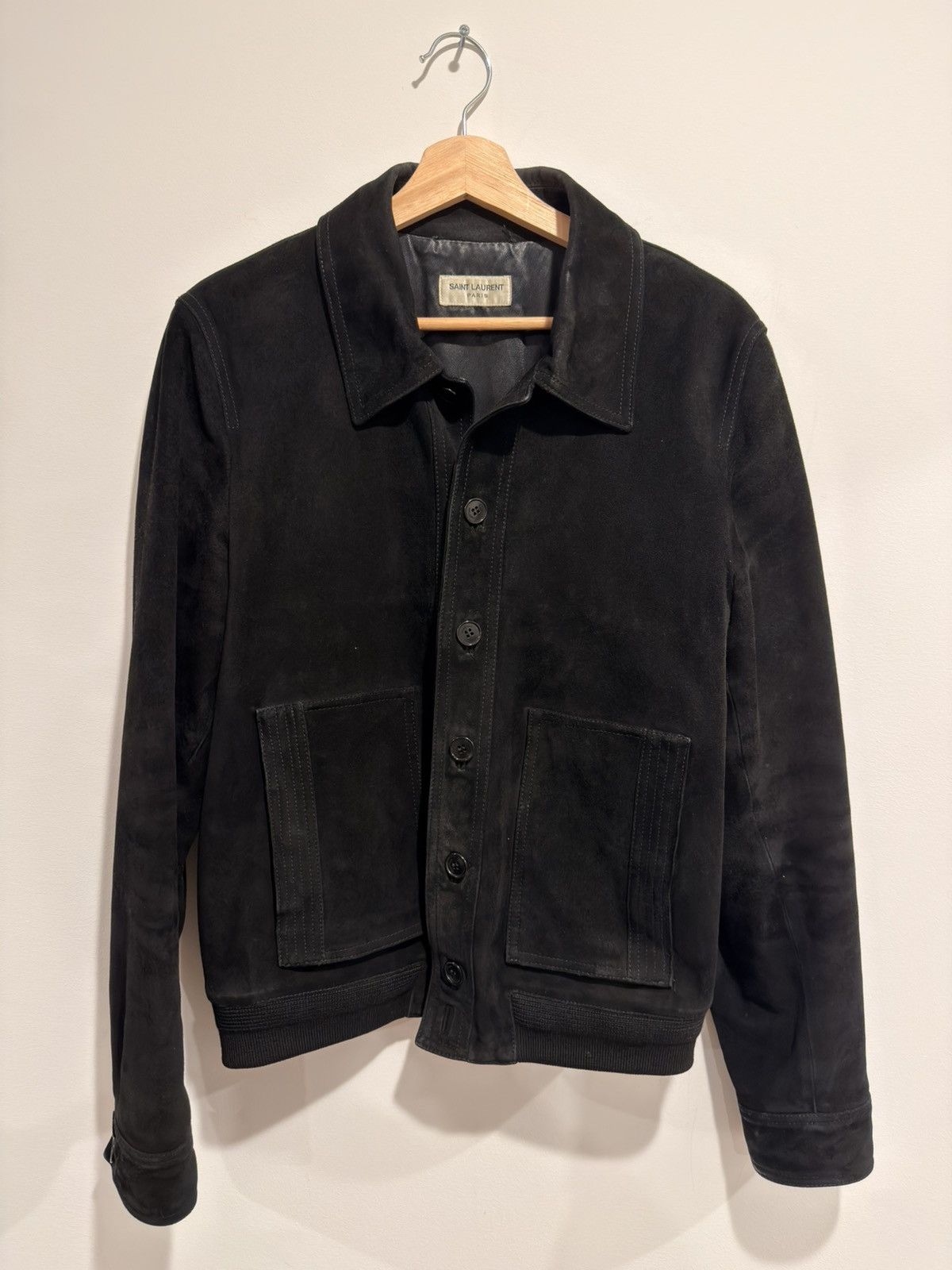 Saint Laurent Suede Jacket | Grailed