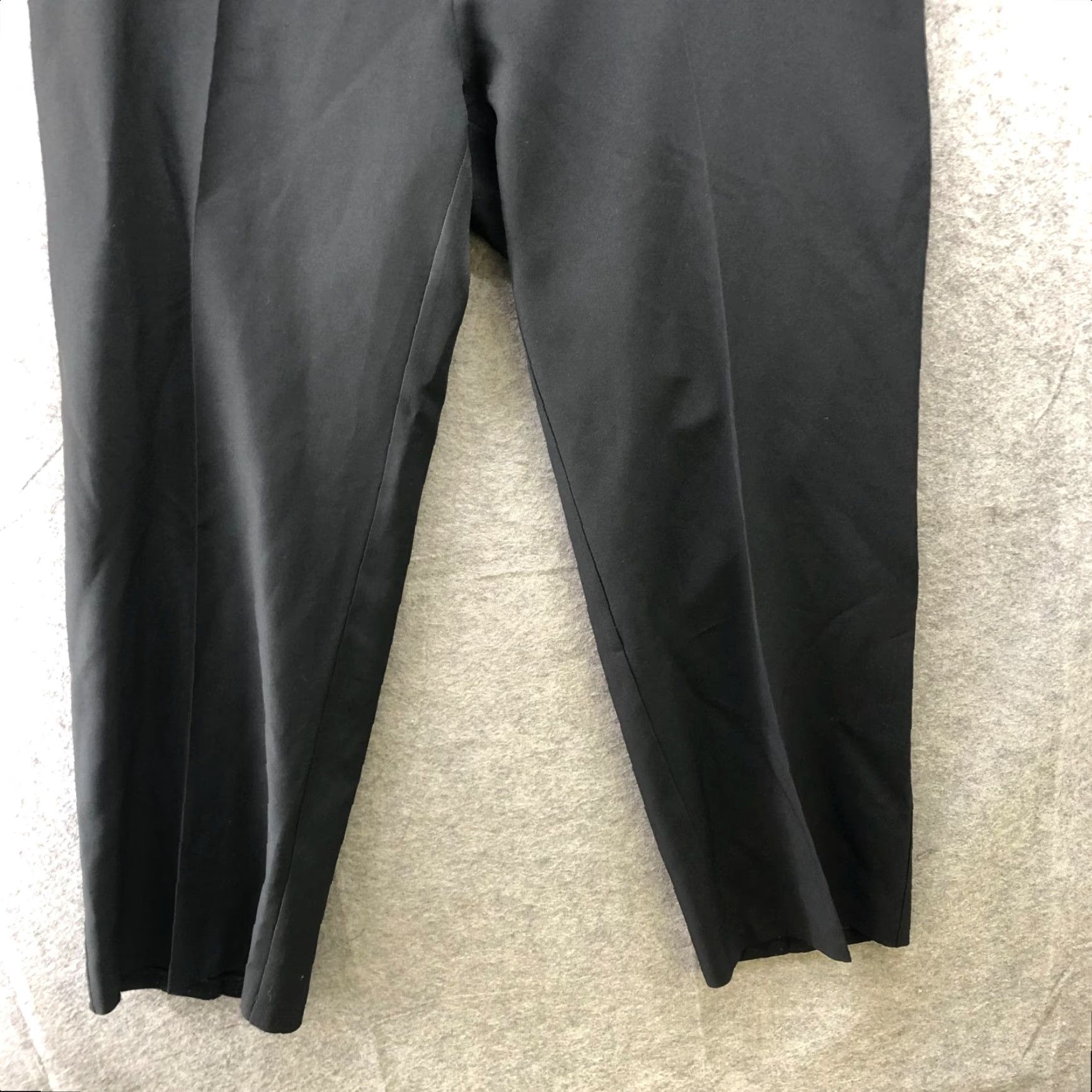 Asos ASOS Curve Tapered Dress Pants Womens 18 Black Ankle Rise 11" Size 40" / US 18 - 4 Thumbnail