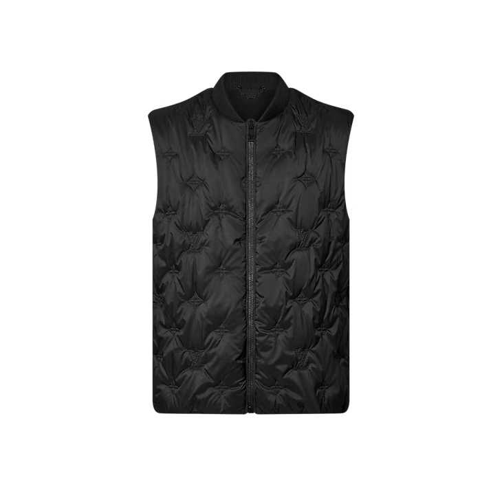Louis Vuitton Monogram Quilted Nylon Gilet Size US L / EU 52-54 / 3 - 2 Thumbnail