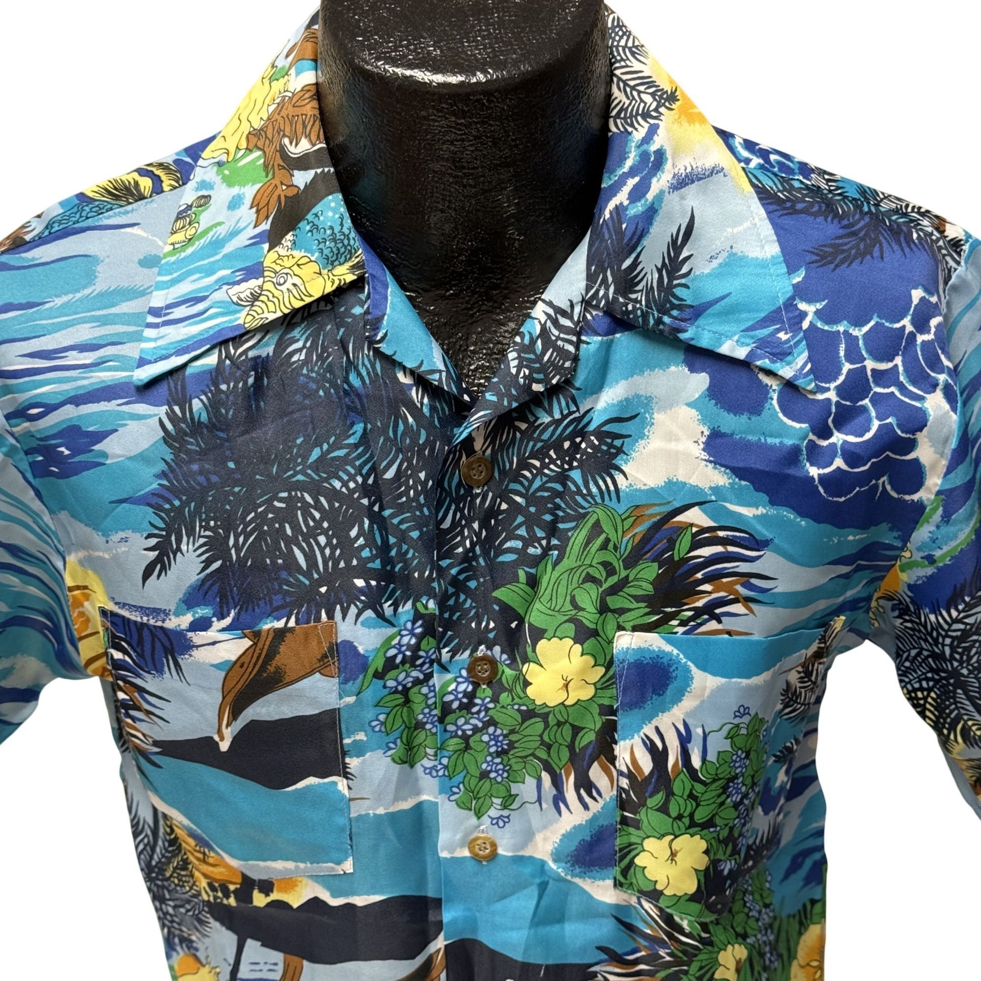 Other Vtg Mauna Kea TROPICAL ISLAND SUNSET Hawaiian Shirt Size US S / EU 44-46 / 1 - 2 Thumbnail