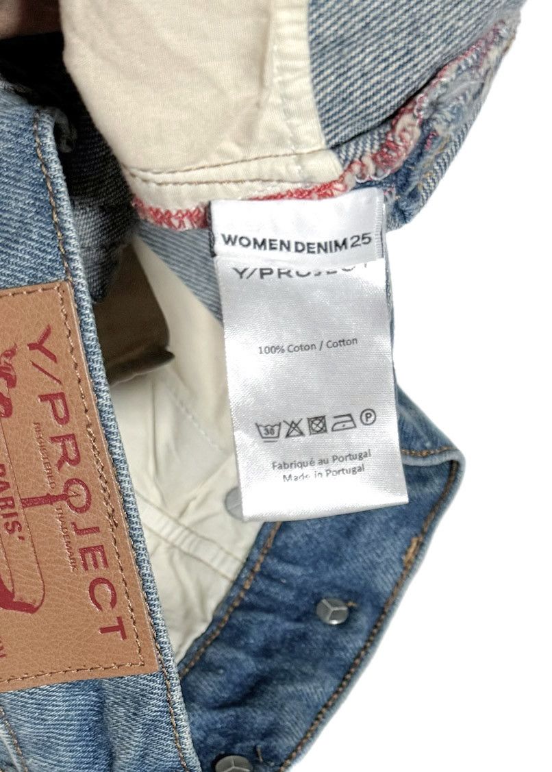 Y/Project Y/Project Washed Blue Hook-And-Eye Flare Jeans Size 25" / US 0 / IT 36 - 8 Thumbnail