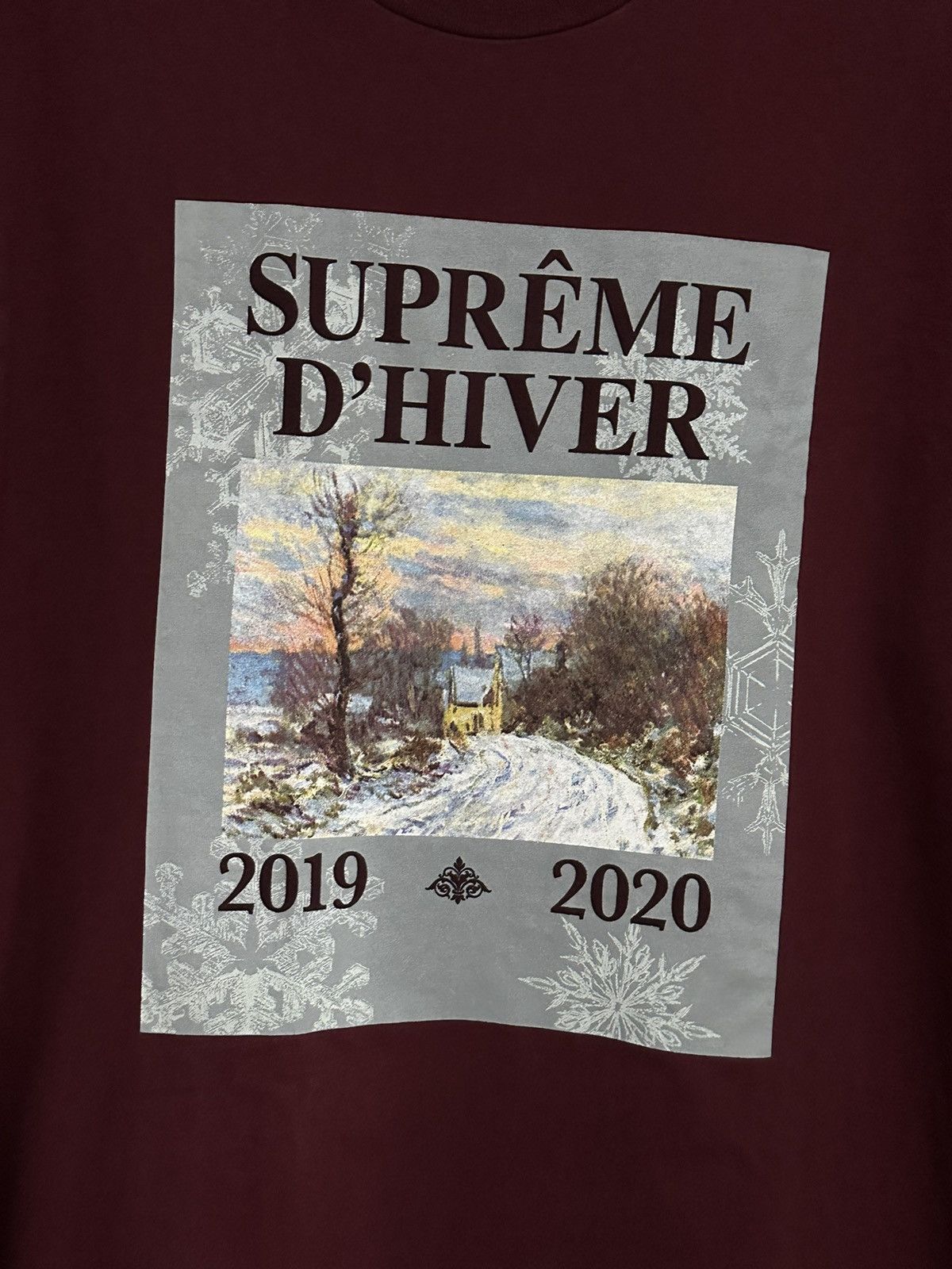 Supreme Supreme D’Hiver Tee Size US L / EU 52-54 / 3 - 2 Thumbnail