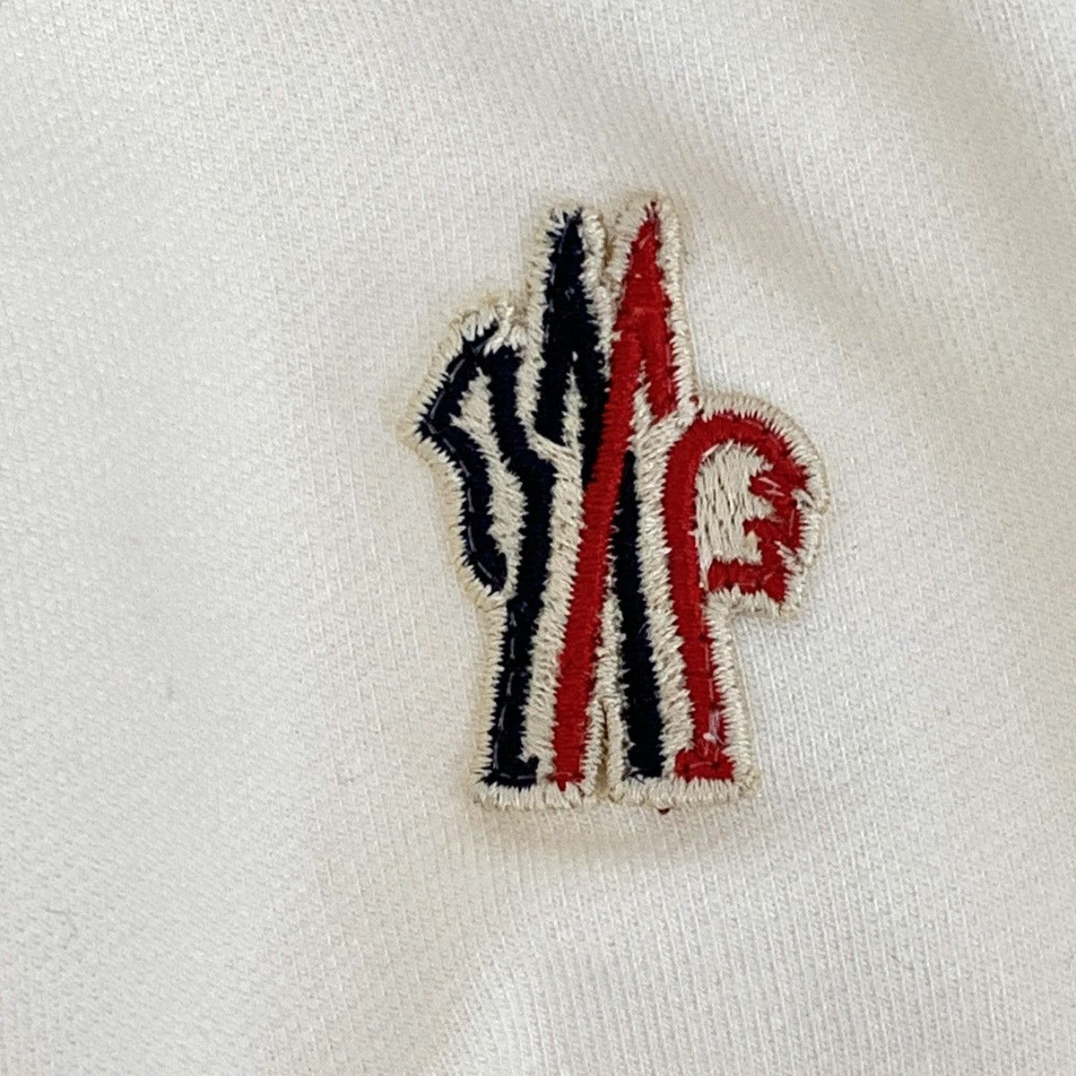 Moncler Moncler 24FW Beige Logo Embroidered Casual Pants K26WX Size US 36 / EU 52 - 6 Thumbnail