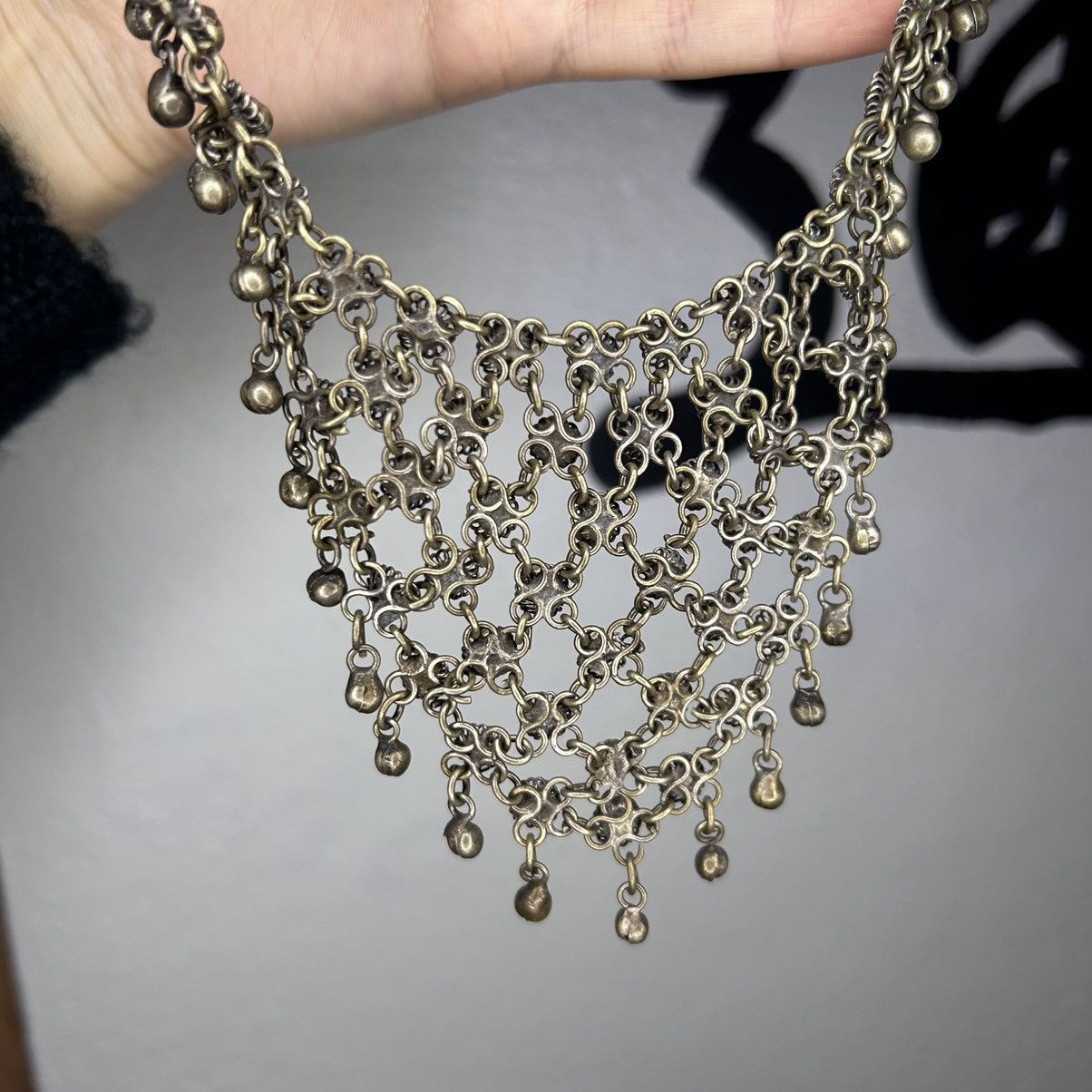 If Six Was Nine × Vintage Tribal Chain Mail Choker Size ONE SIZE - 10 Thumbnail
