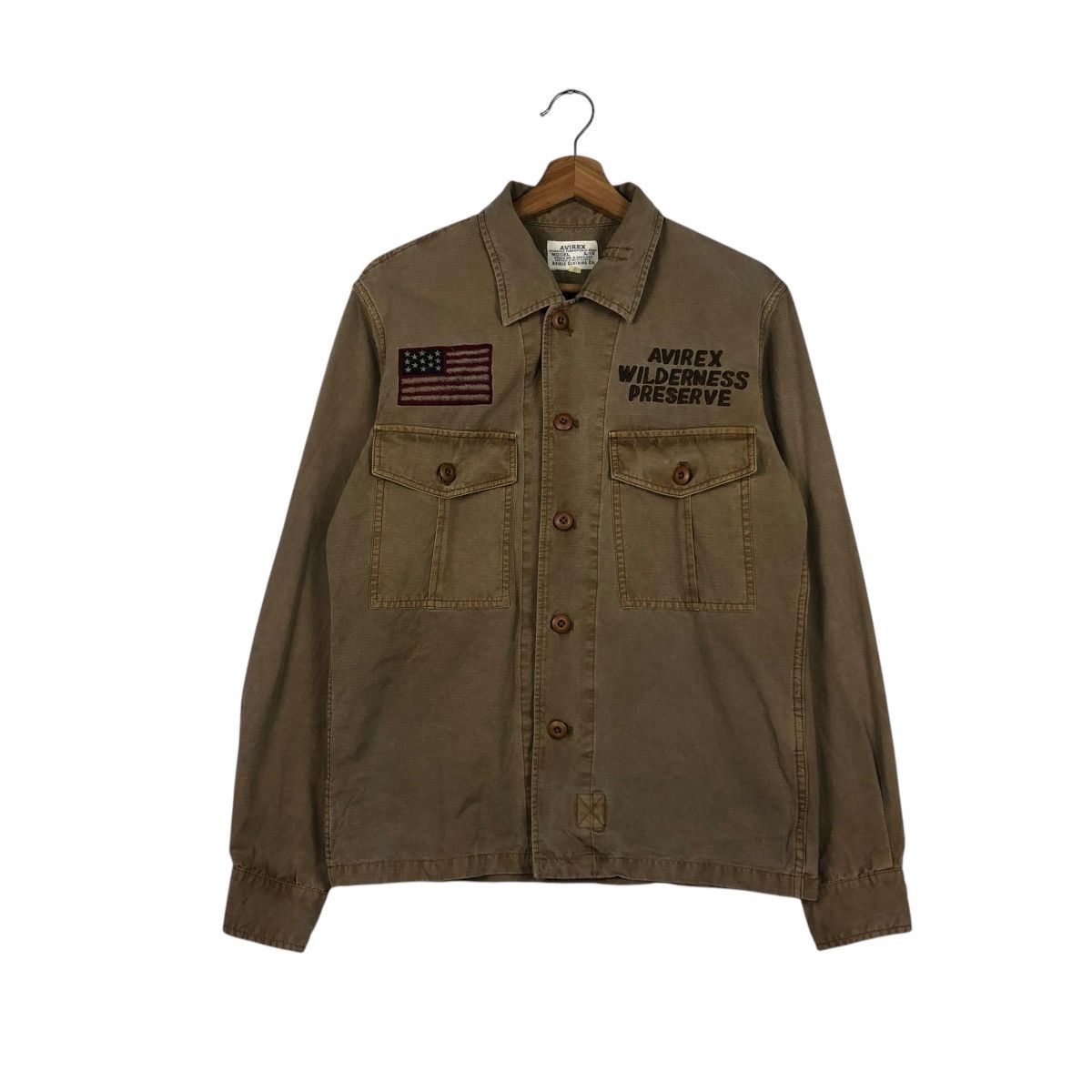 Avirex 🔥VINTAGE BIKER JACKET AVIREX MODEL A-75 BIG LOGO DESIGN Size US M / EU 48-50 / 2 - 3 Thumbnail