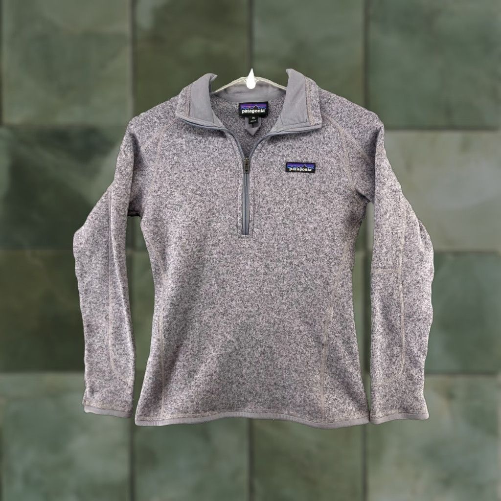 Patagonia Patagonia Synchilla Jacket Womens XS Gray Zip Pullover 1/4" Zip Fleece Polyester Basic jacket Vintage: No Size XS / US 0-2 / IT 36-38 - 1 Thumbnail