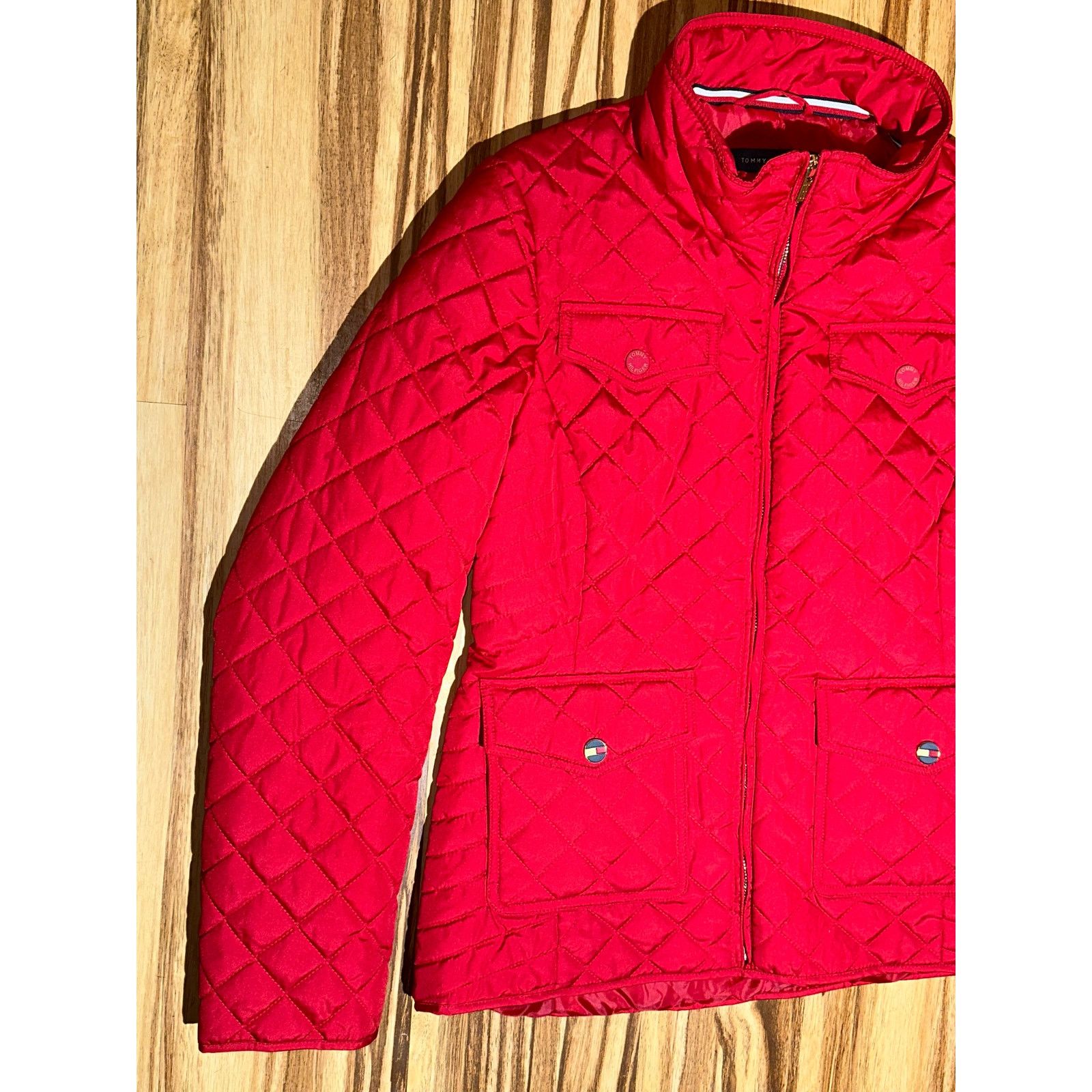 Tommy Hilfiger Tommy Hilfiger Red Winter Jacket Size Medium Size M / US 6-8 / IT 42-44 - 5 Thumbnail