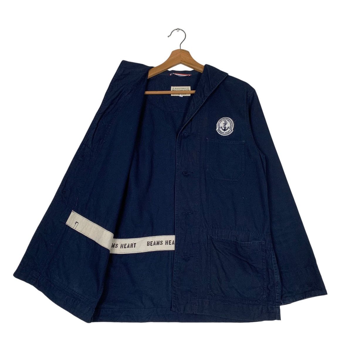 Beams Plus Vintage Beams Heart Chore Jacket Size US M / EU 48-50 / 2 - 9 Thumbnail