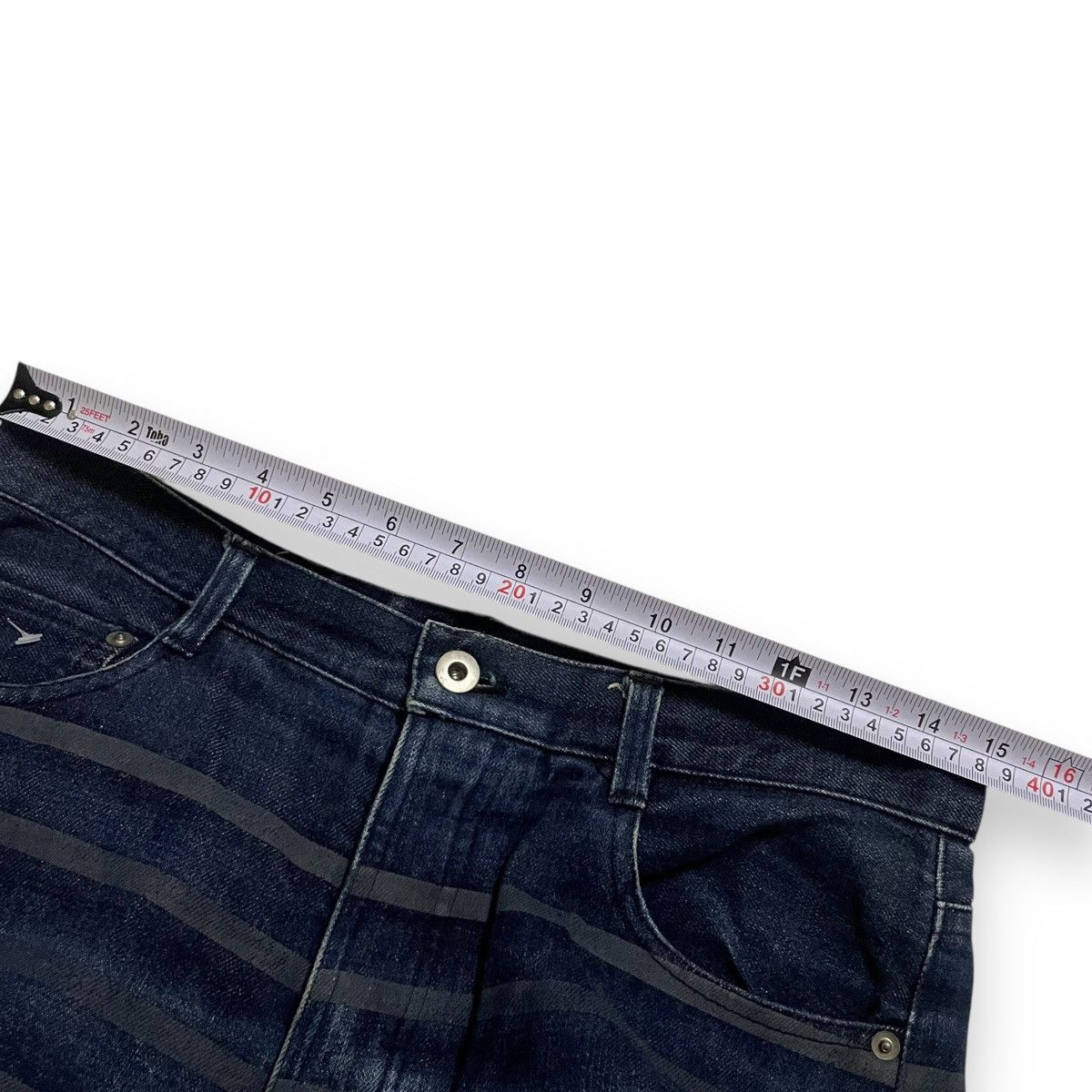 Hysteric Glamour ORIGINAL FLARE JAPAN CALSULEPLUS OVER STRIPE (31×41) Size US 31 - 12 Thumbnail