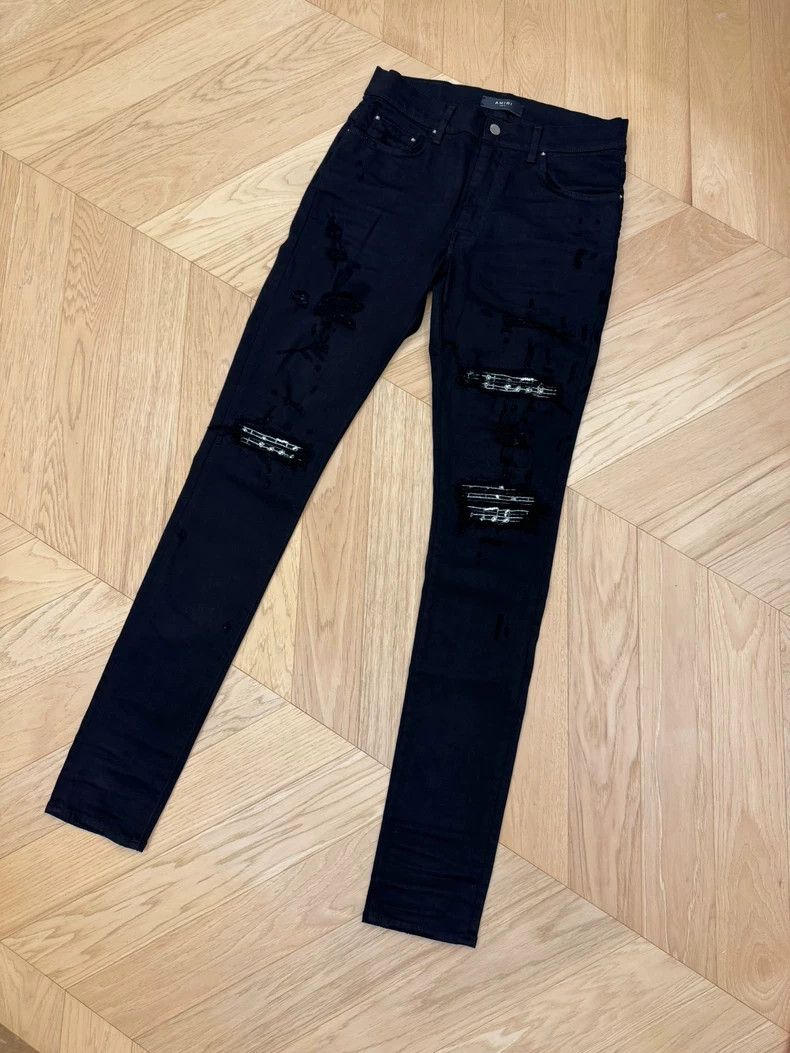 Amiri Amiri Note Rhinestone Jeans 2501-Nextarrow Size US 31 - 2 Thumbnail
