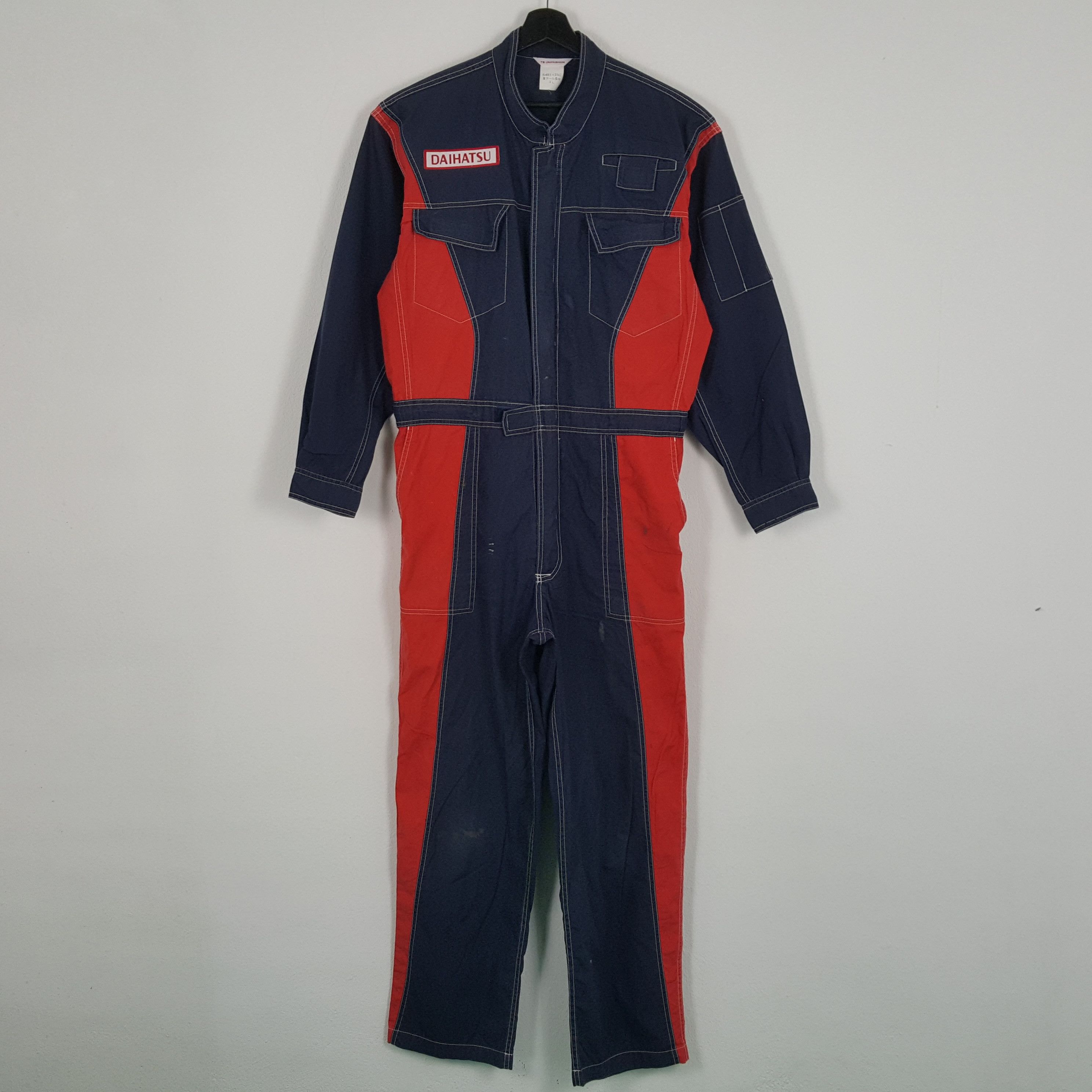 Japanese Brand DAIHATSU Japanese Motorsports Coverall Jacket Size US XL / EU 56 / 4 - 4 Thumbnail