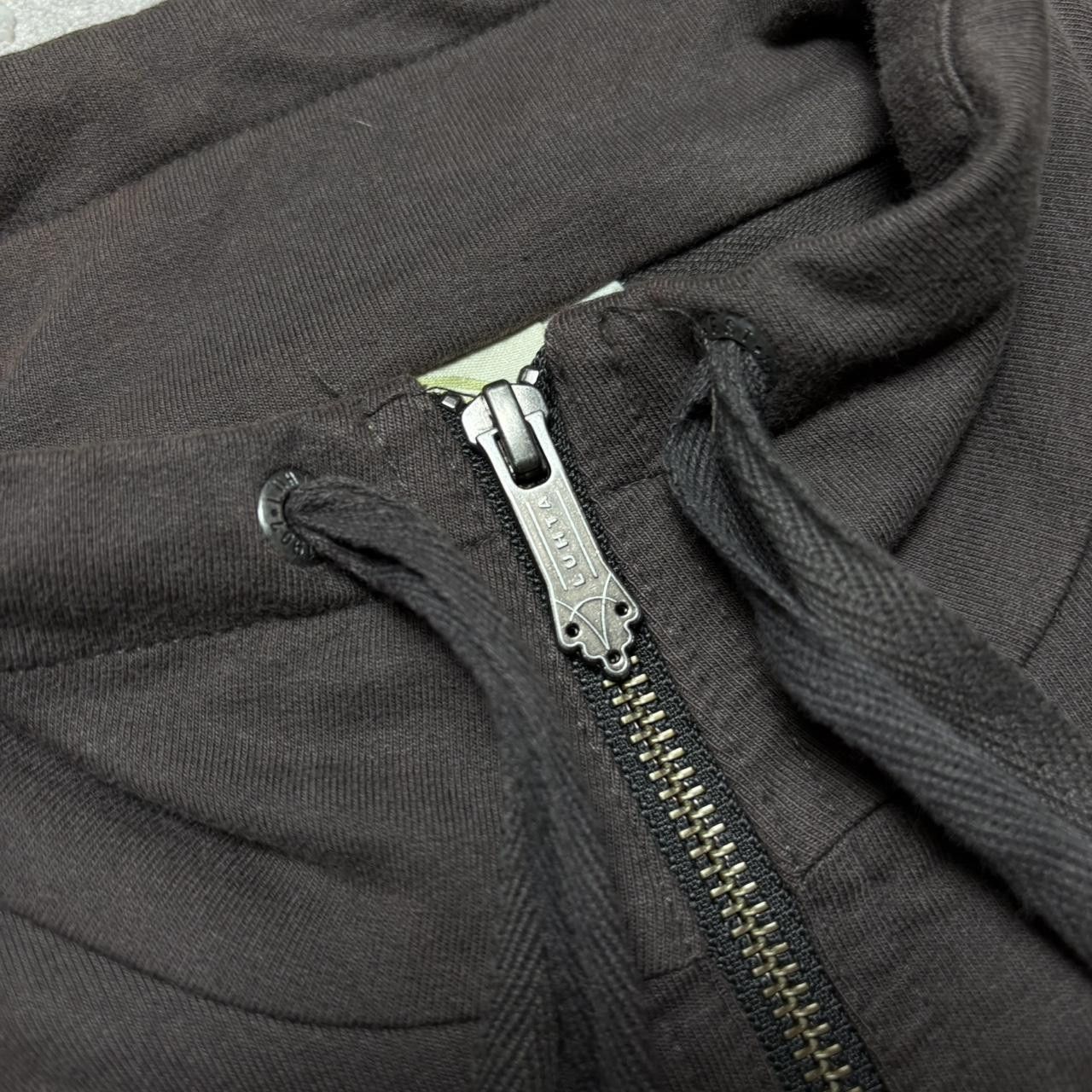 Japanese Brand 00s Zip-up Sweatshirt Brown M Size US M / EU 48-50 / 2 - 6 Thumbnail