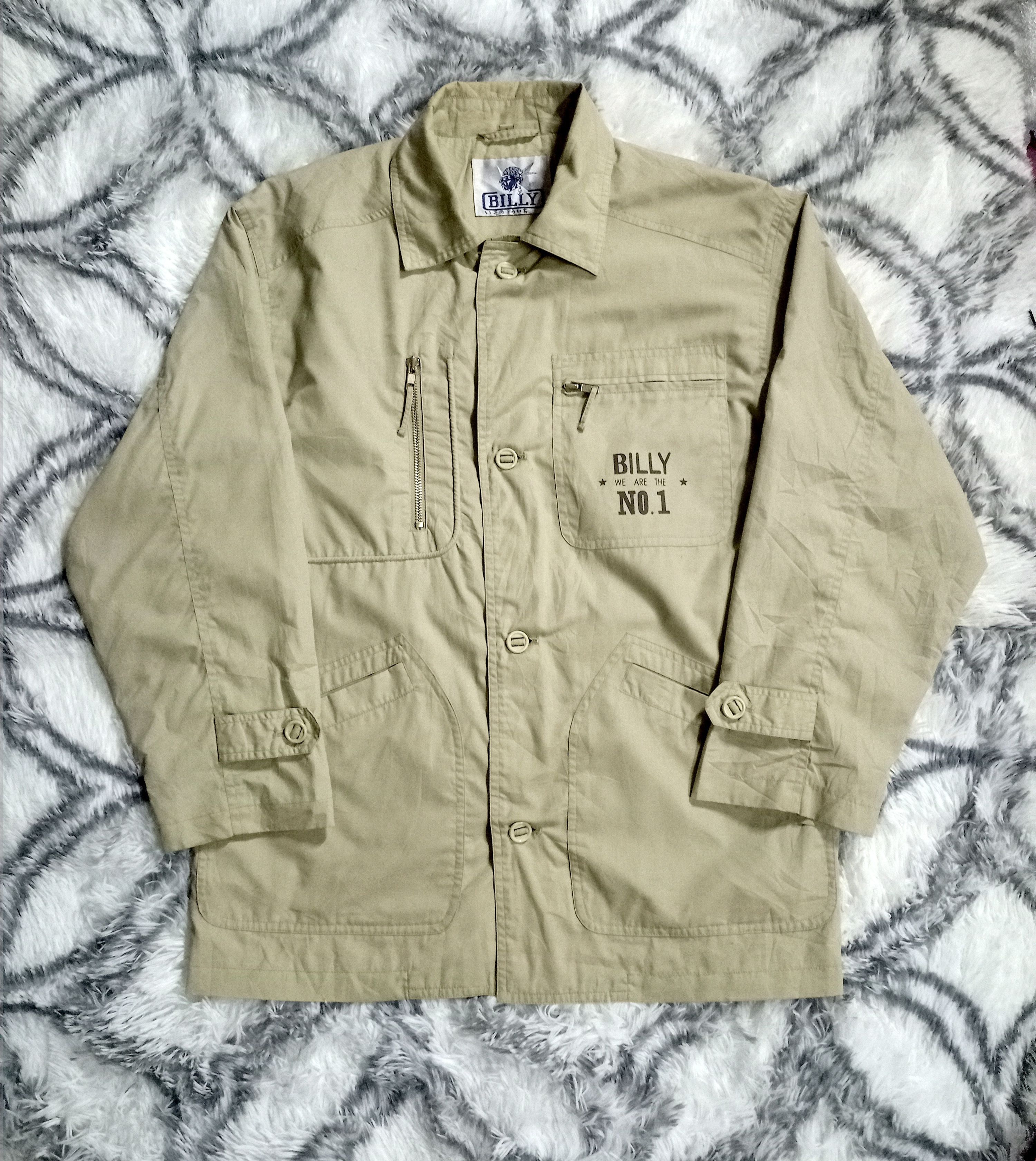 Japanese Brand VINTAGE BILLY JEANS BUTTON JACKET Size US S / EU 44-46 / 1 - 1 Thumbnail