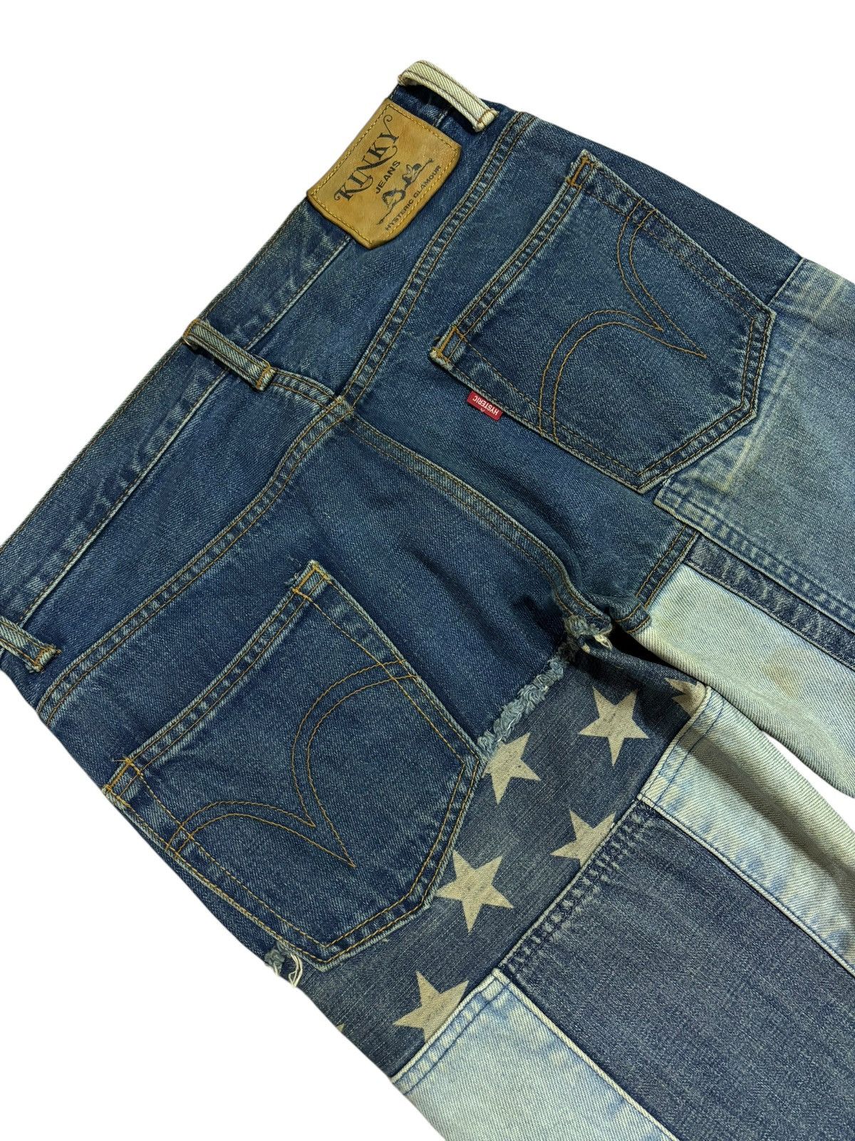 Beauty Beast Kinky Jeans Hysteric Glamour Patchwork Flared Jeans Size US 29 - 8 Thumbnail