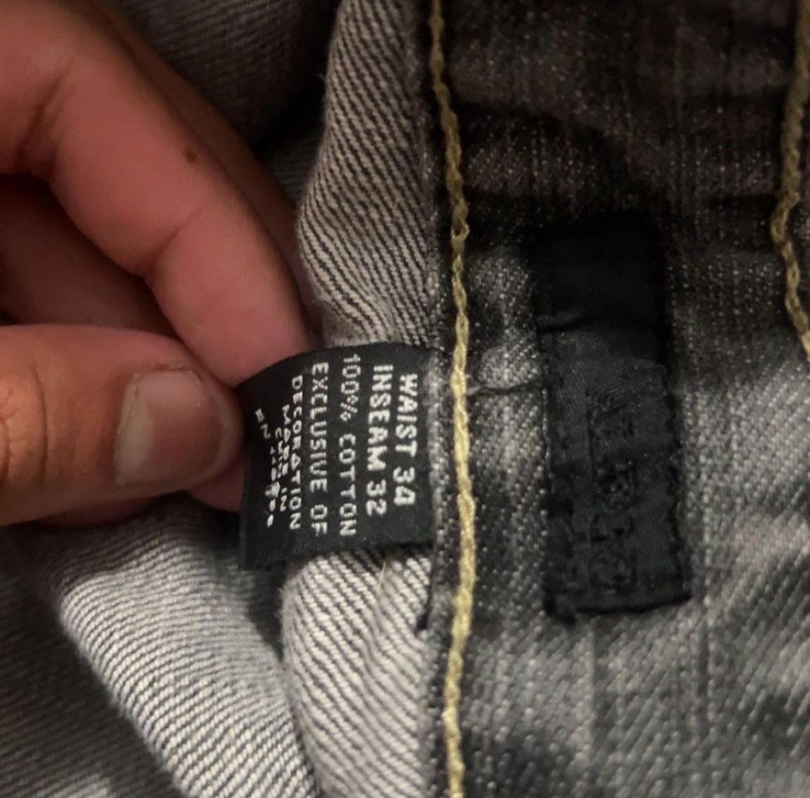 Japanese Brand × Vintage Baggy grey jeans Size US 32 / EU 48 - 3 Thumbnail